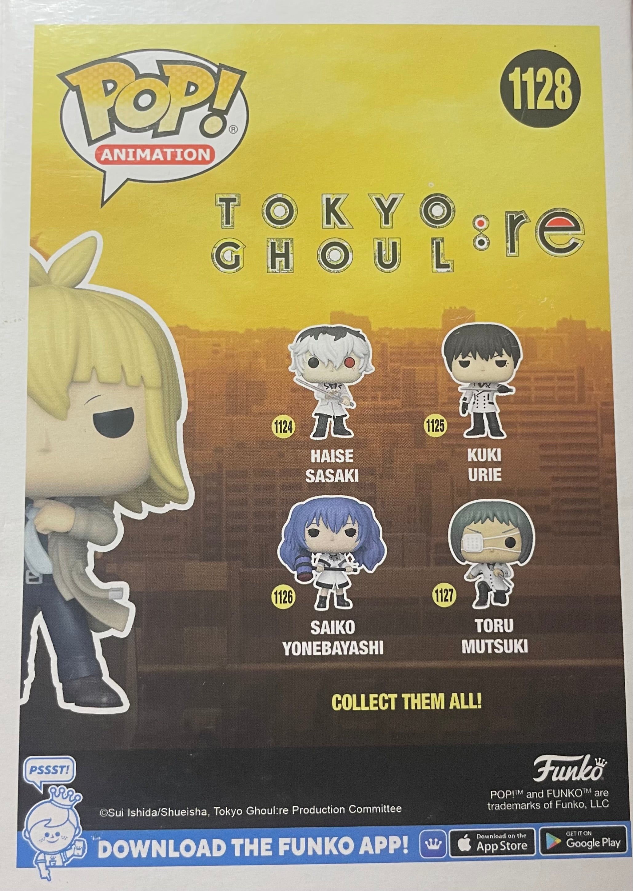 Funko Pop! Animation Tokyo Ghoul: re Ginshi Shirazu Specialty Series #1128