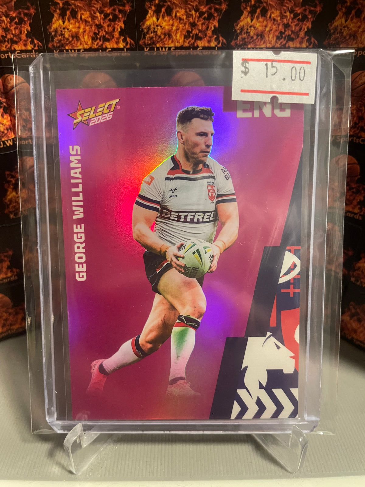 George Williams Select RLWC 26 Pink Parallel