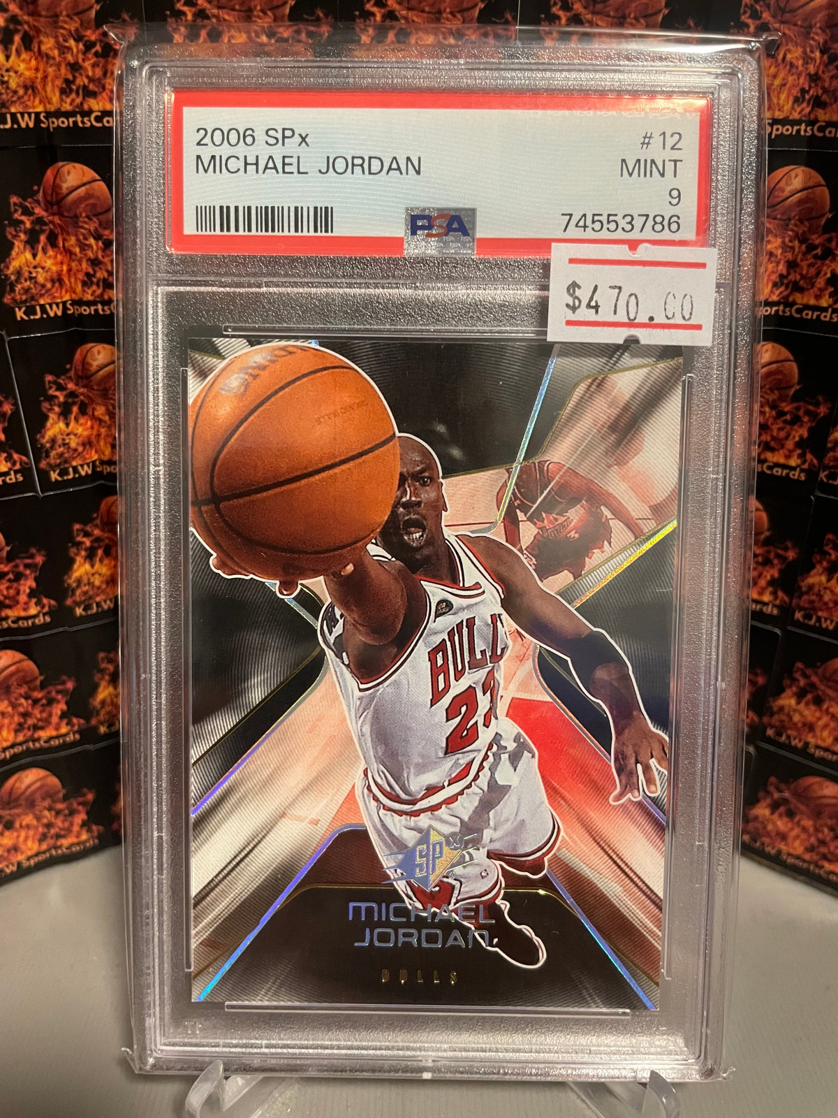 Michael Jordan 06 SPx PSA 9
