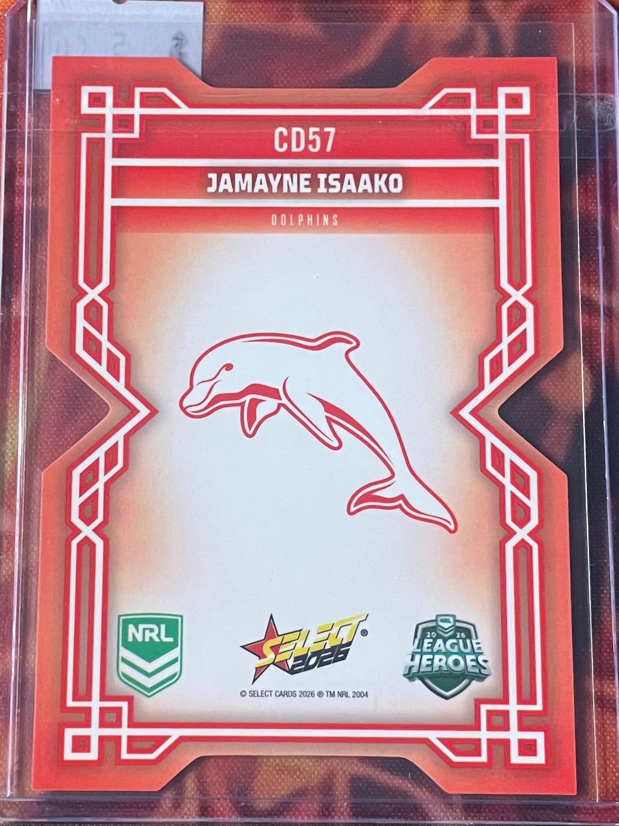 Jamayne Isaako Select NRL 2026 DieCut