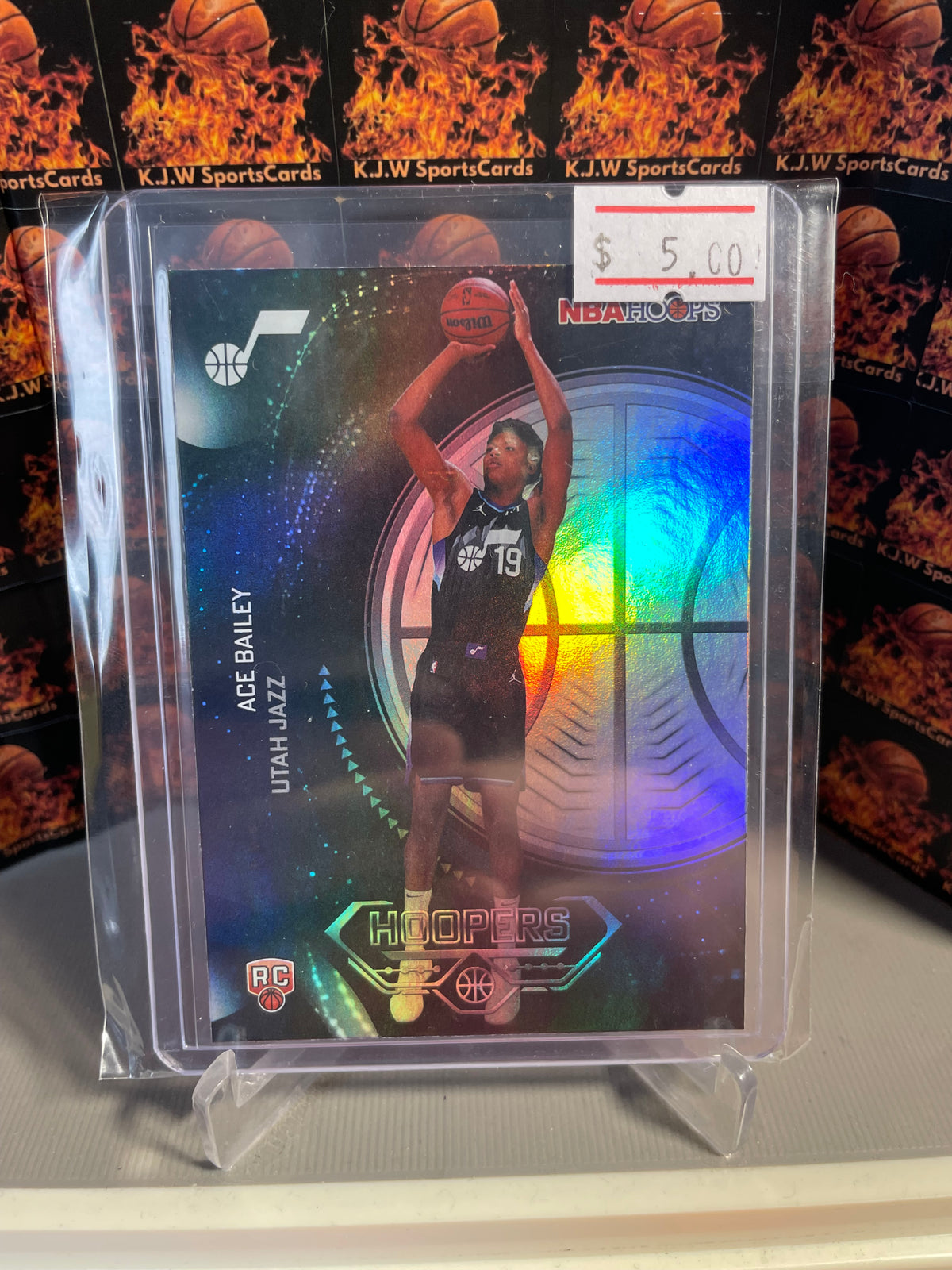 Ace Bailey NBA HOOPS 25-26 Hoopers Holo RC