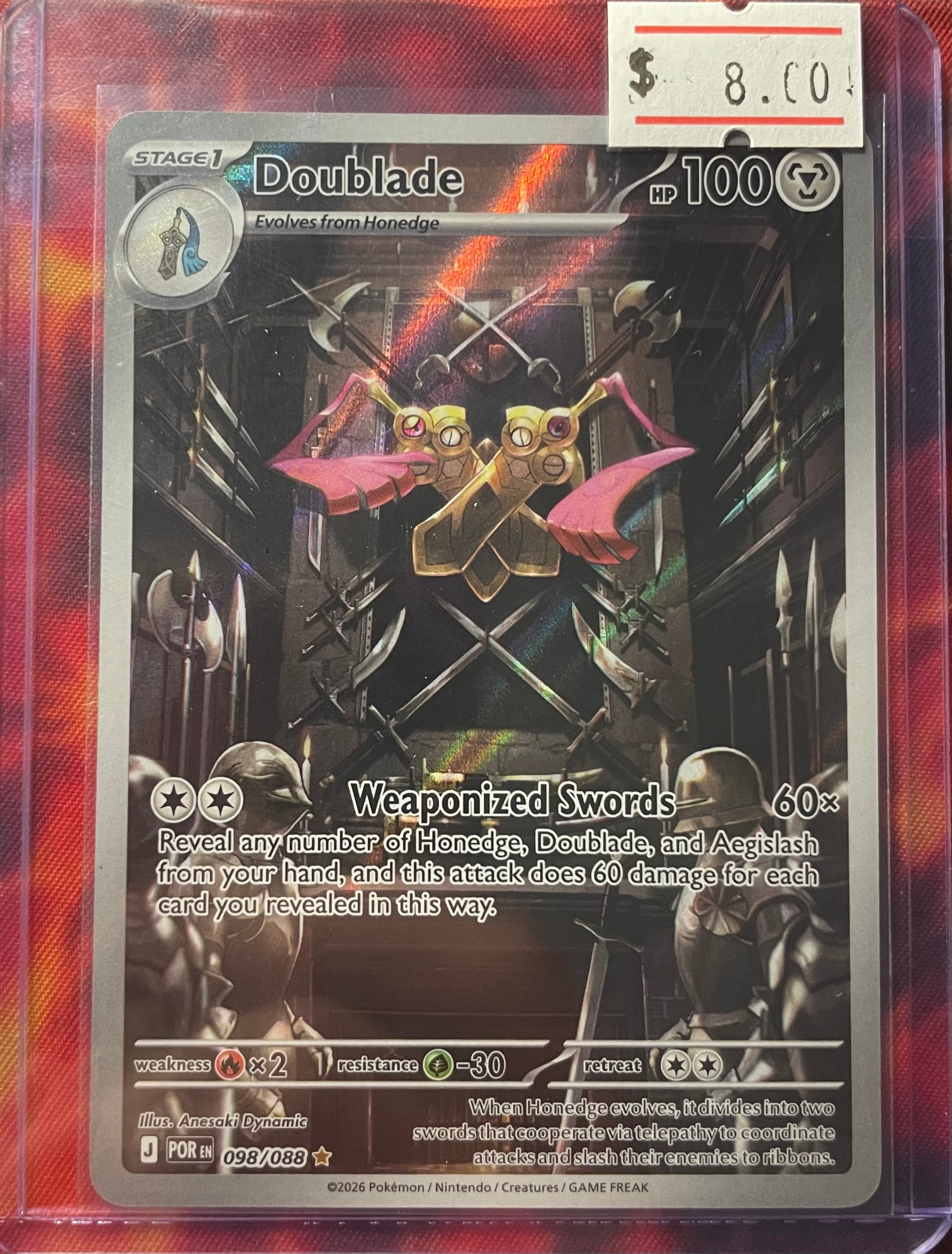 Doublade 098/088 Illustration Rare - Pokémon TCG Perfect Order