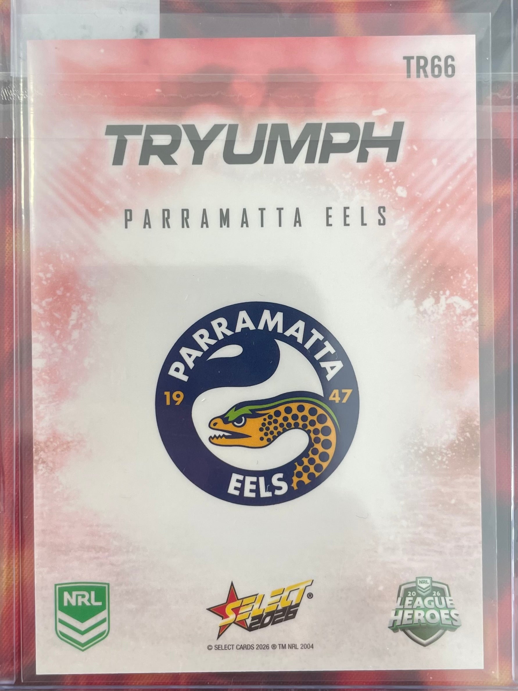 Parramatta Eels Select NRL 2026 Tryumph