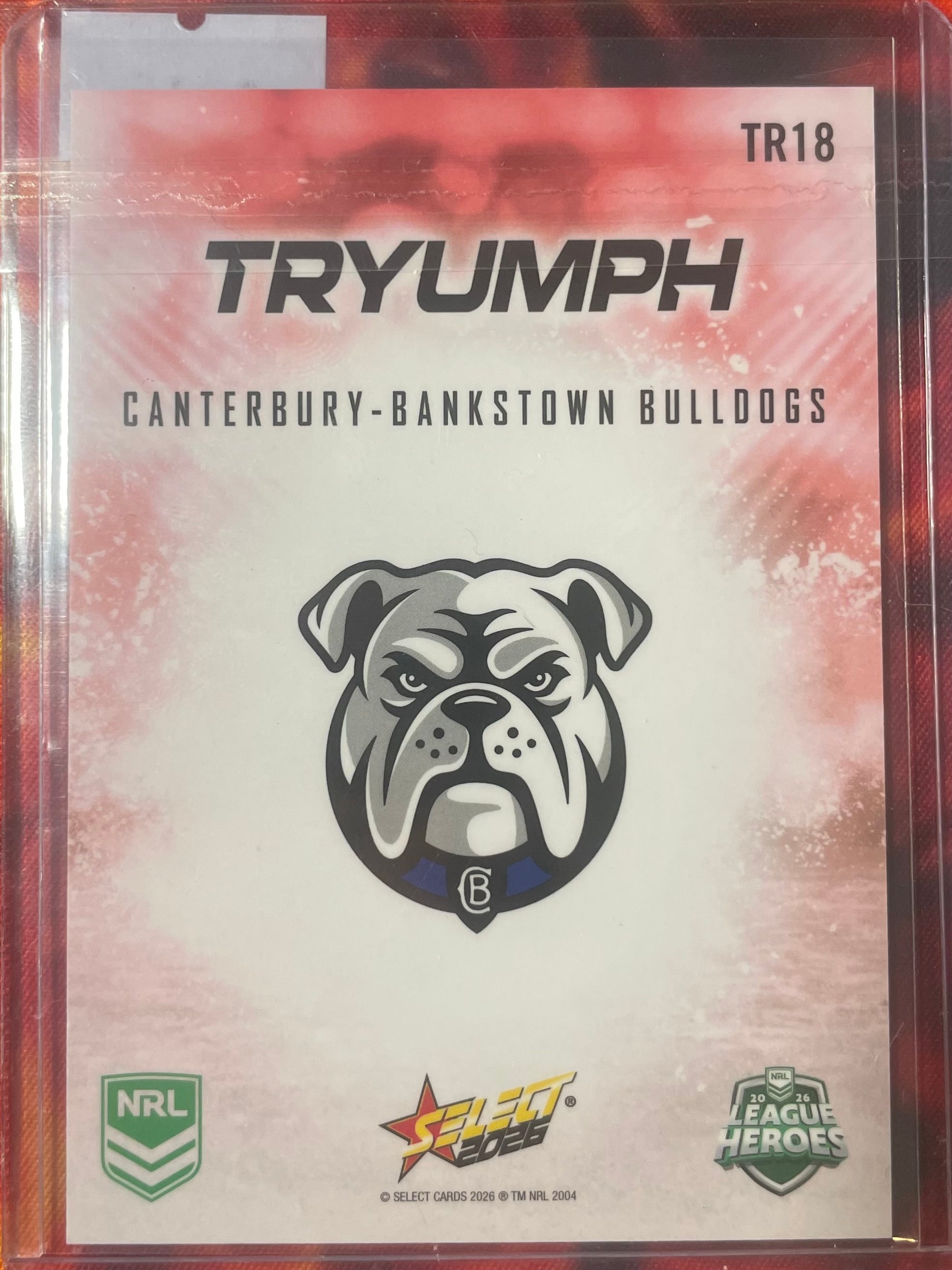 Bulldogs Select NRL 2026 Tryumph