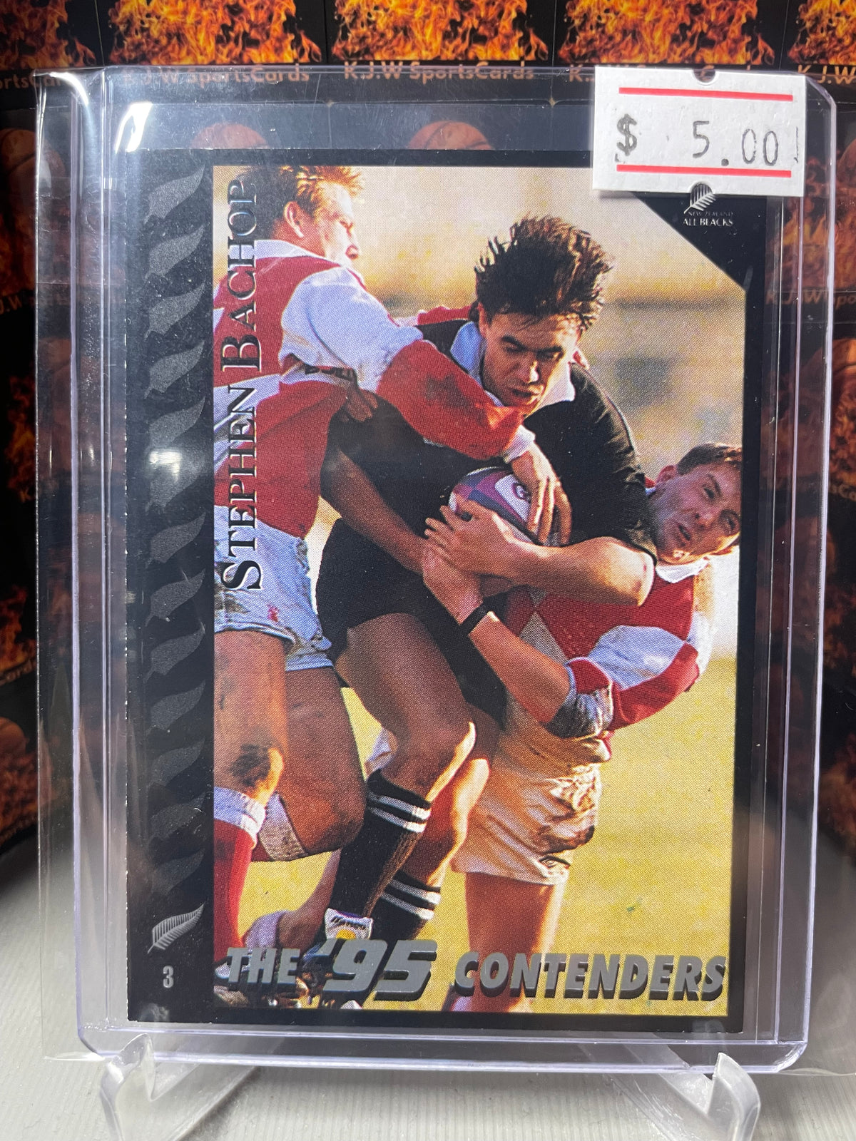 Stephen Bachop 1995 Contenders All Blacks