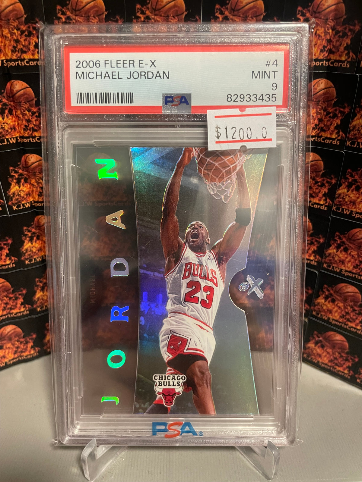 Michael Jordan 06 Fleer E-X PSA 9