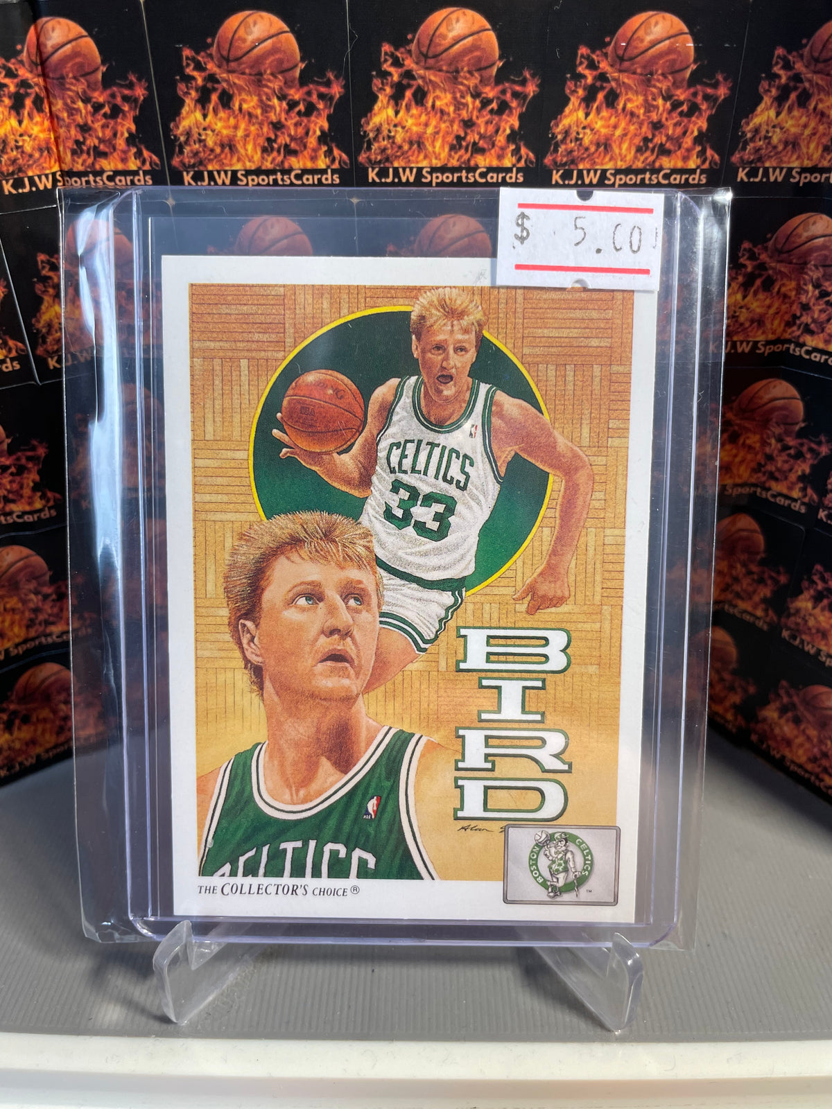 Larry Bird 91 Upper Deck Collectors Choice Celtics Check List