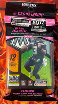 NFL Mosaic 2021 Cello Pack 12 cards per pack with an extra 3 card pack