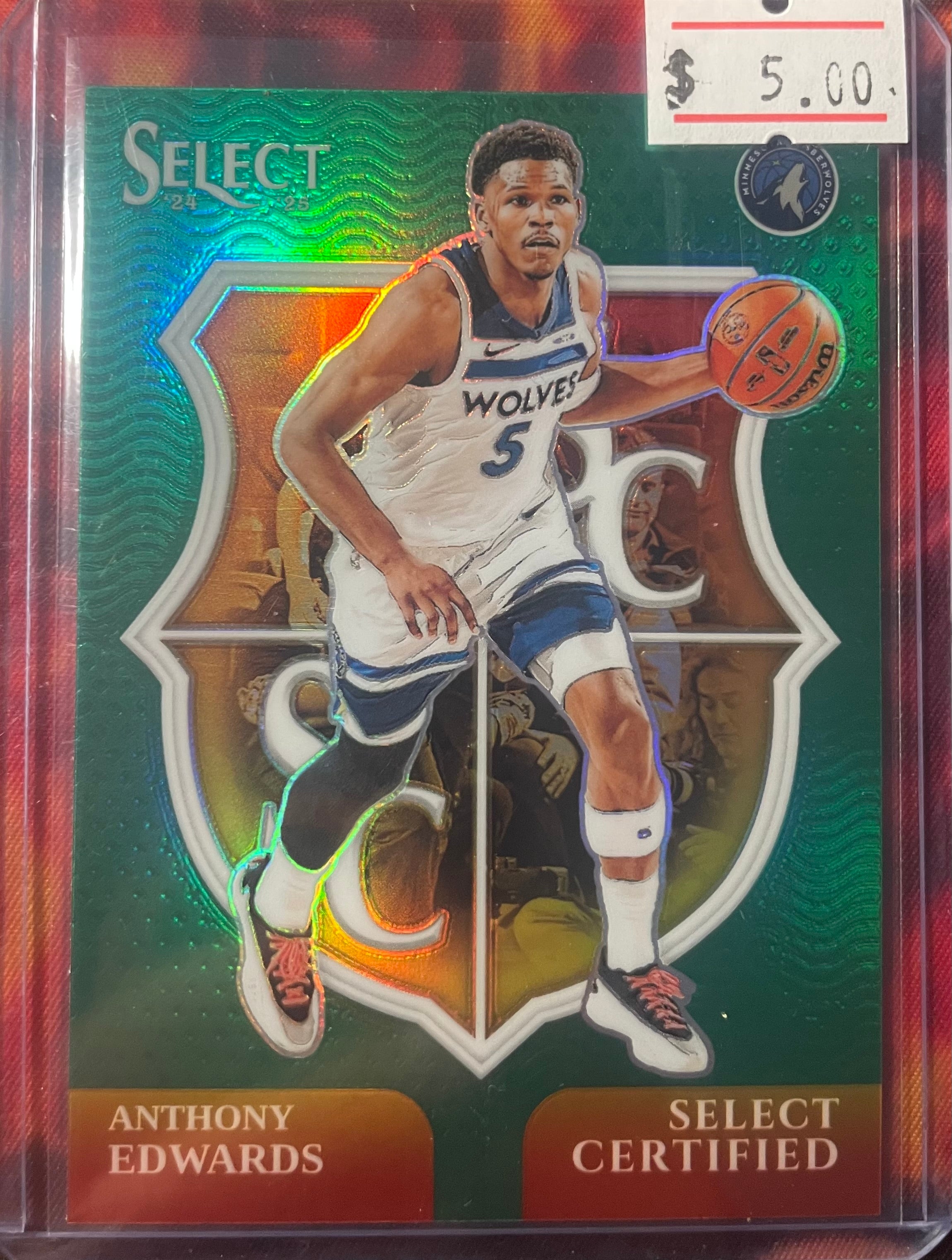 Anthony Edwards Select 24-25 Select Certified Green