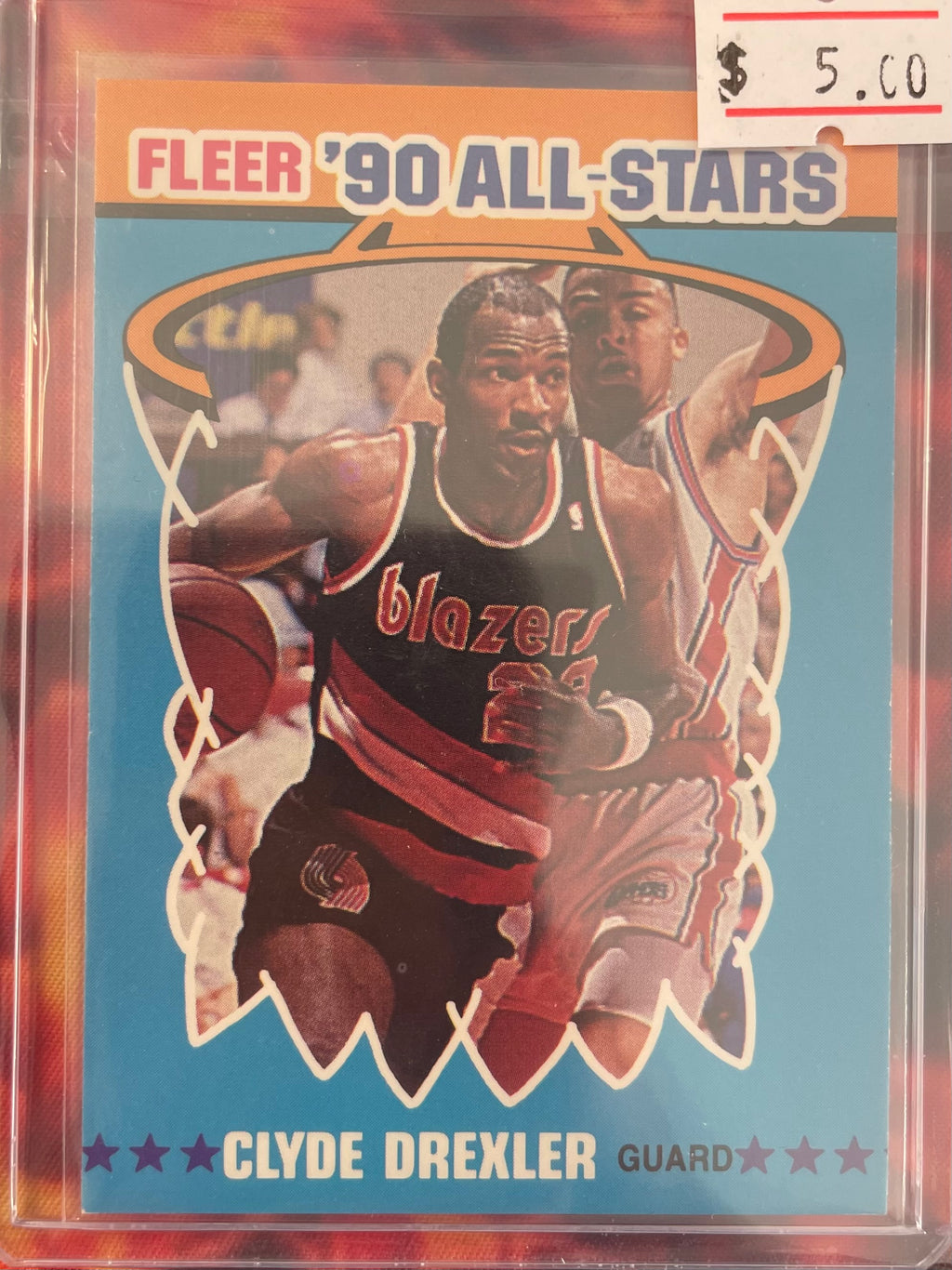Clyde Drexler Fleer 89-90 90s All Stars