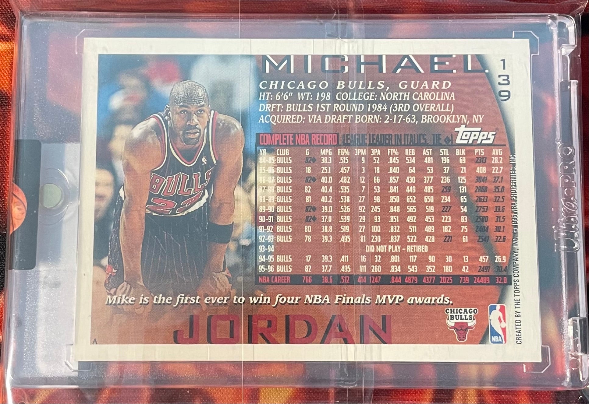Michael Jordan Topps 96-97