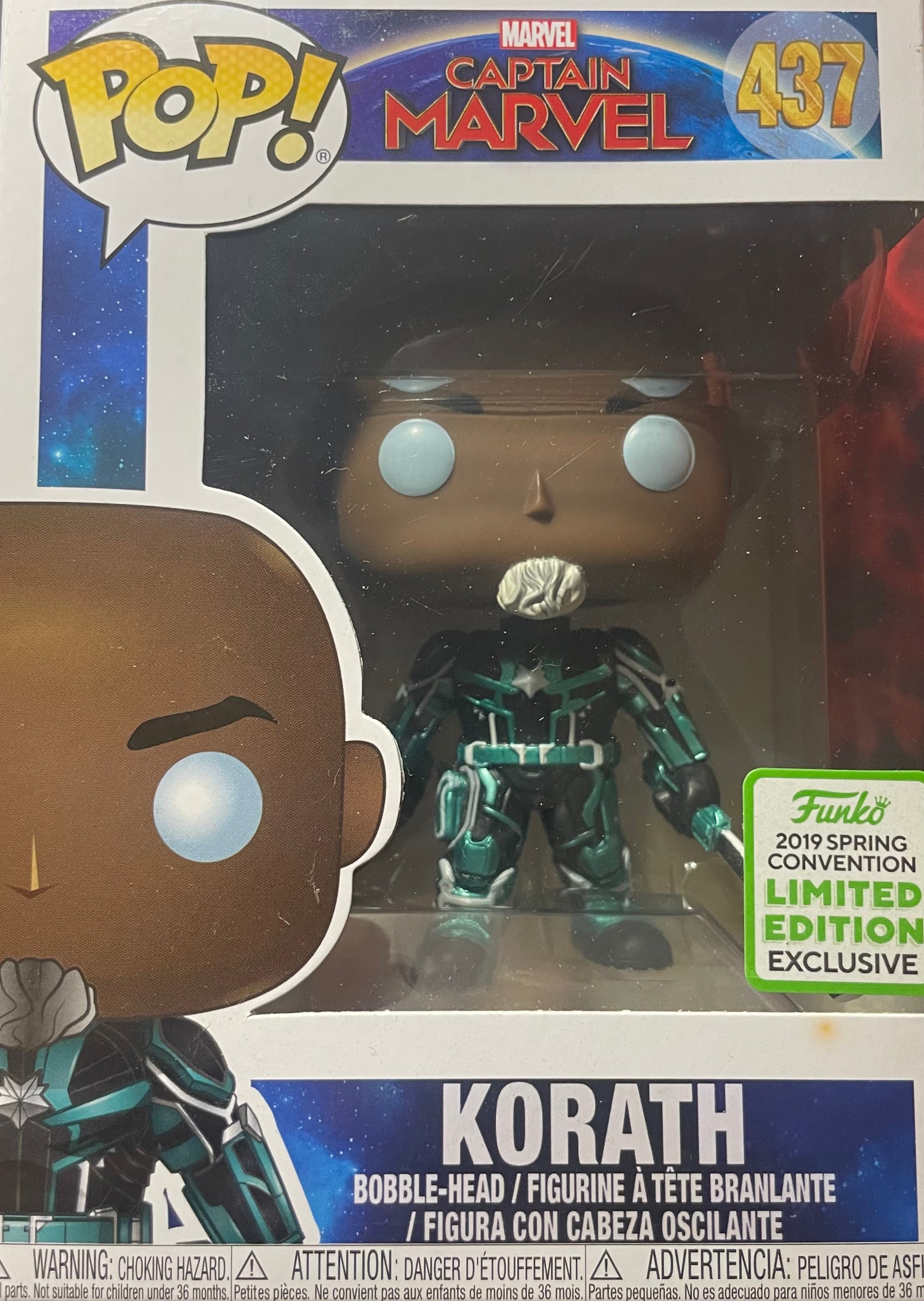 Funko Pop Captain Marvel Korath 437 Figure 2019 Spring Convention Exclusive