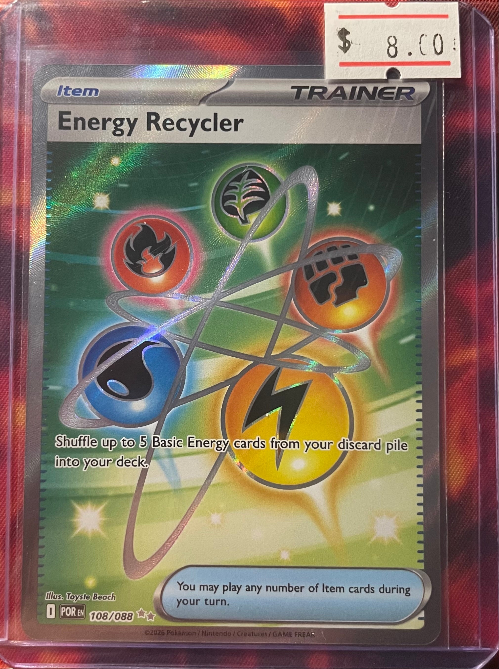 Energy Recycler Ultra Rare ME03: Perfect Order 108/088