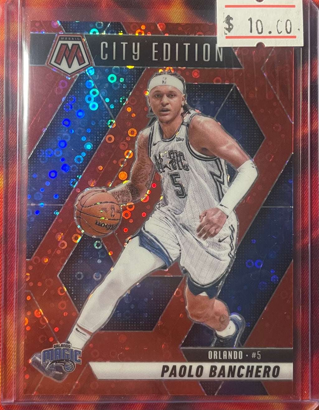 Paolo Banchero Mosaic 24-25 City Edition Red FastBreak /99
