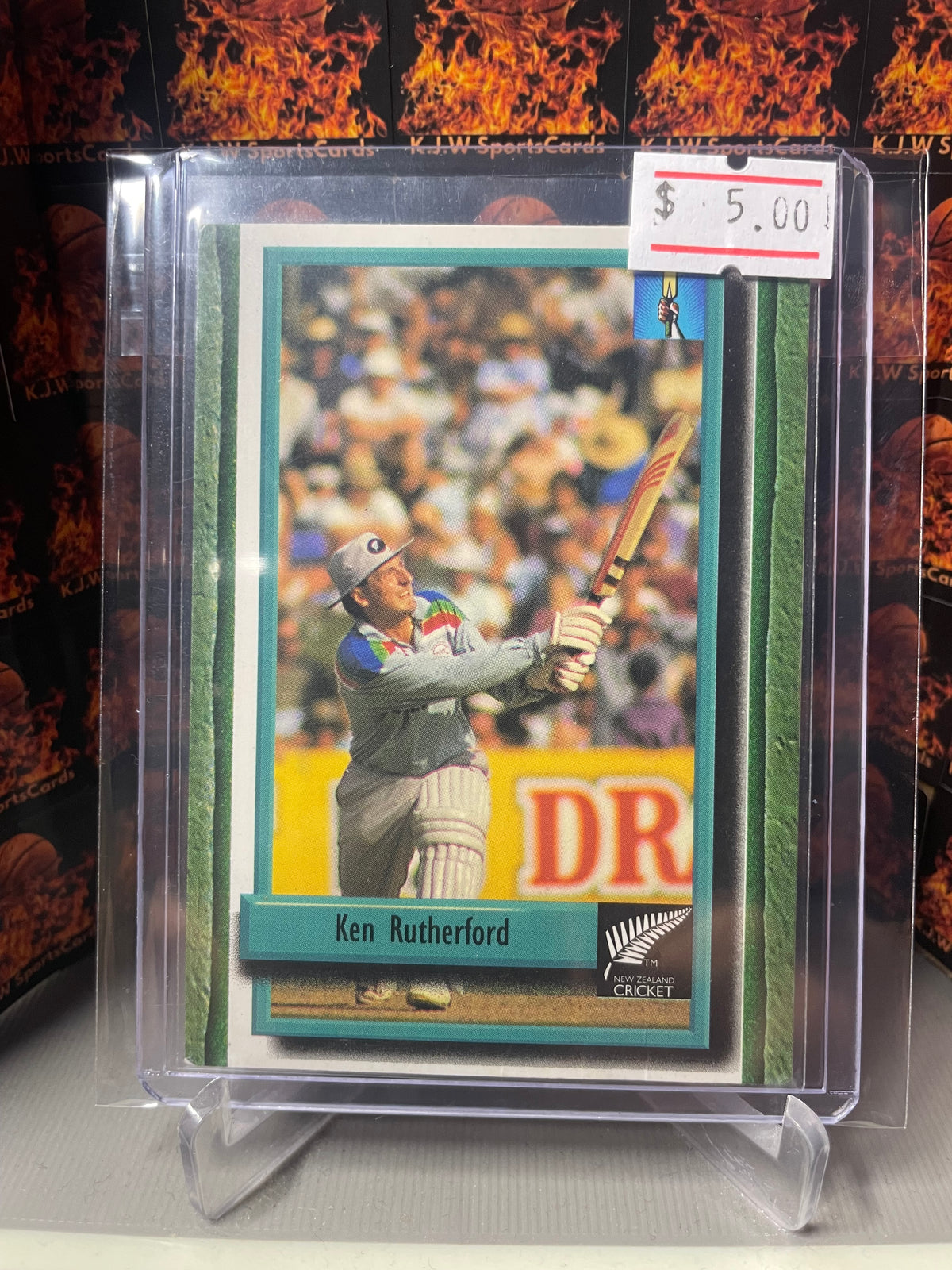 Ken Rutherford 1996 NZ High Velocity Base Card