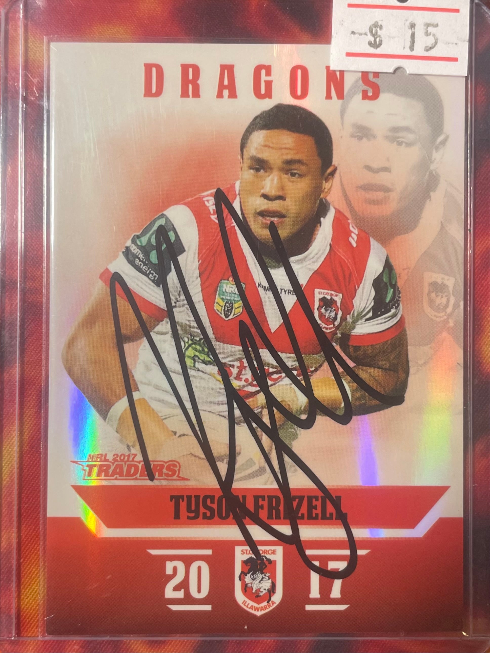 Tyson Frizell Traders NRL 2017 In Person Autograph