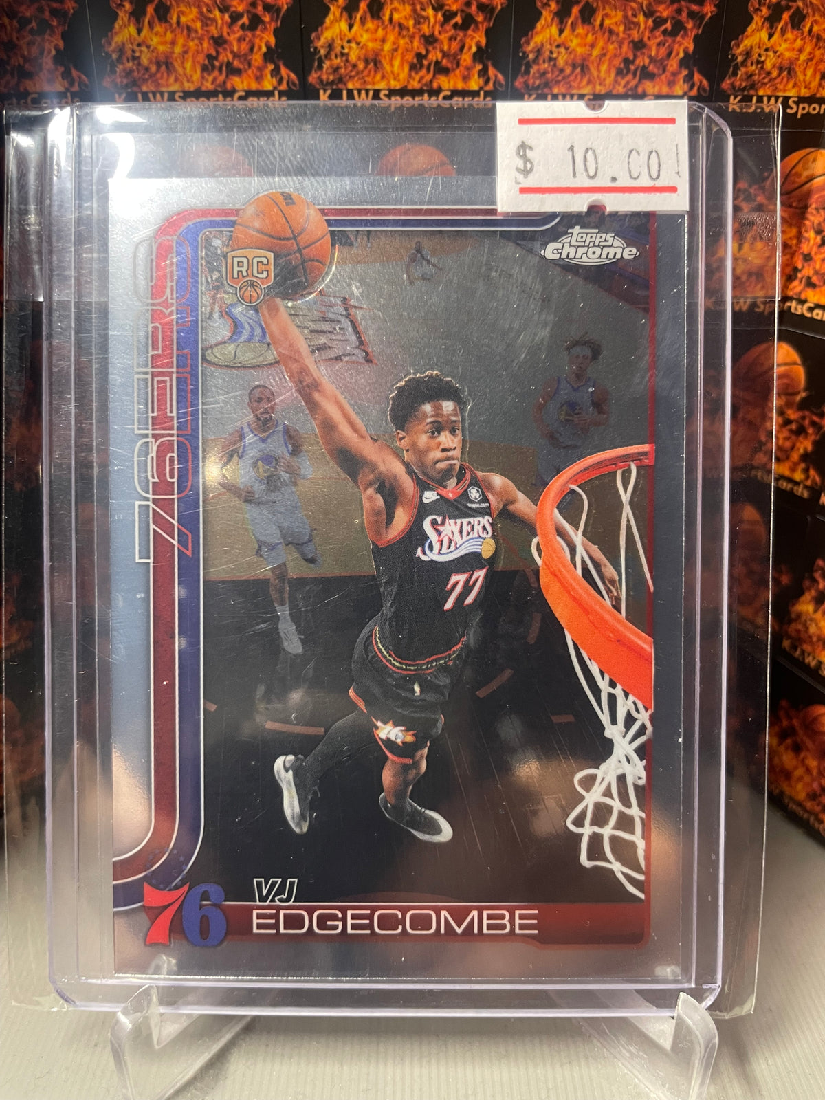 VJ Edgecombe Topps Chrome 25-26 RC