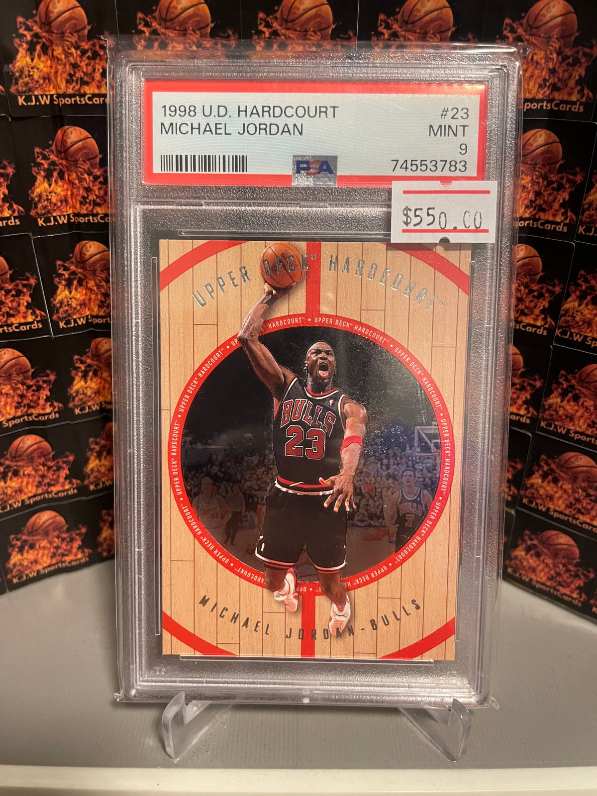 Michael Jordan 98 U.D. Hardcourt PSA 9