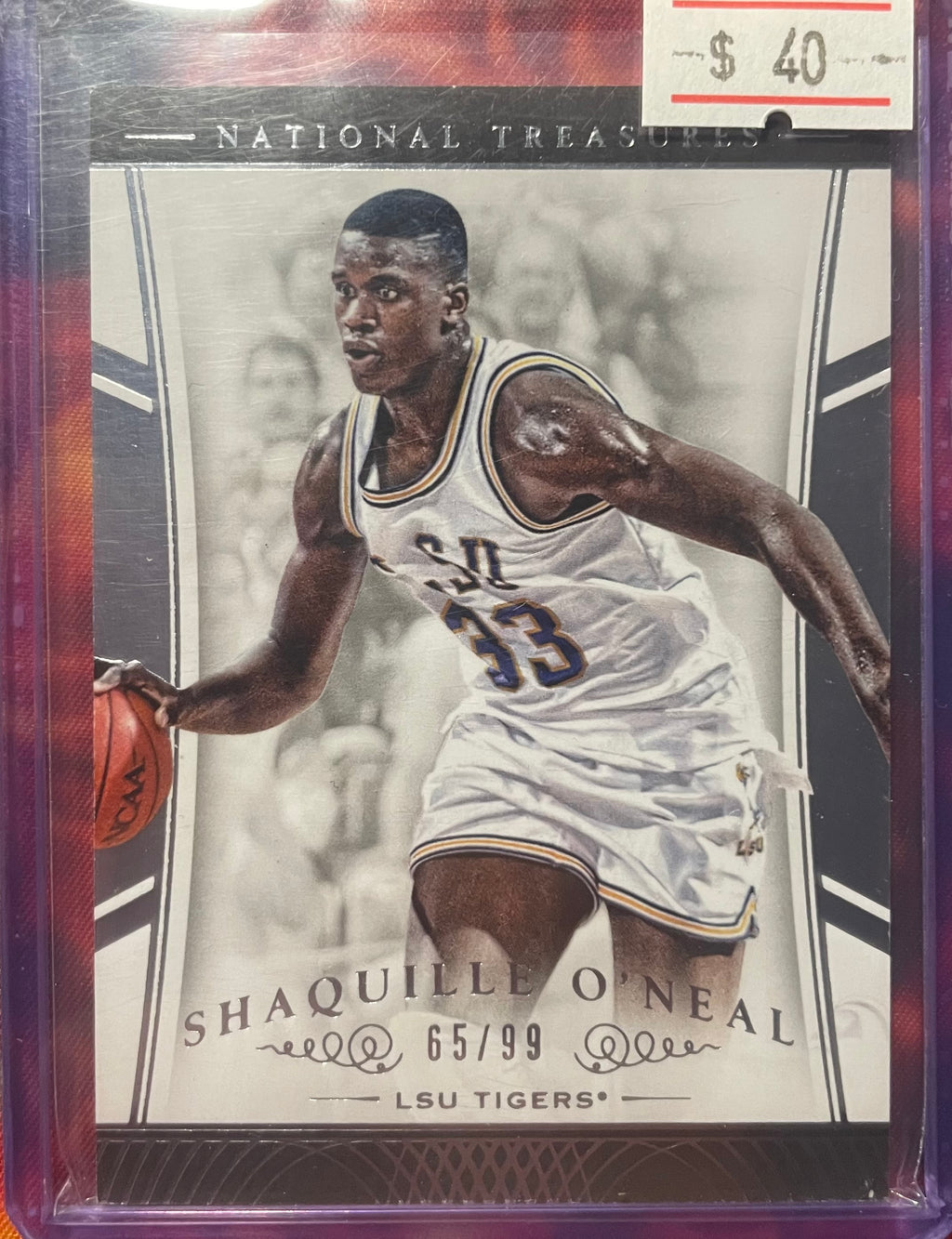 Shaquille O’Neal National Treasures 2015-16 Collegiate /99