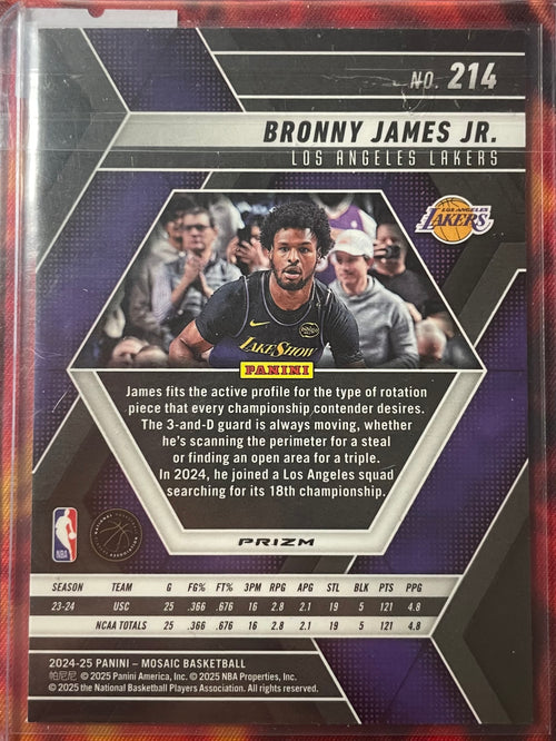 Bronny James Mosaic 24-25 Silver RC