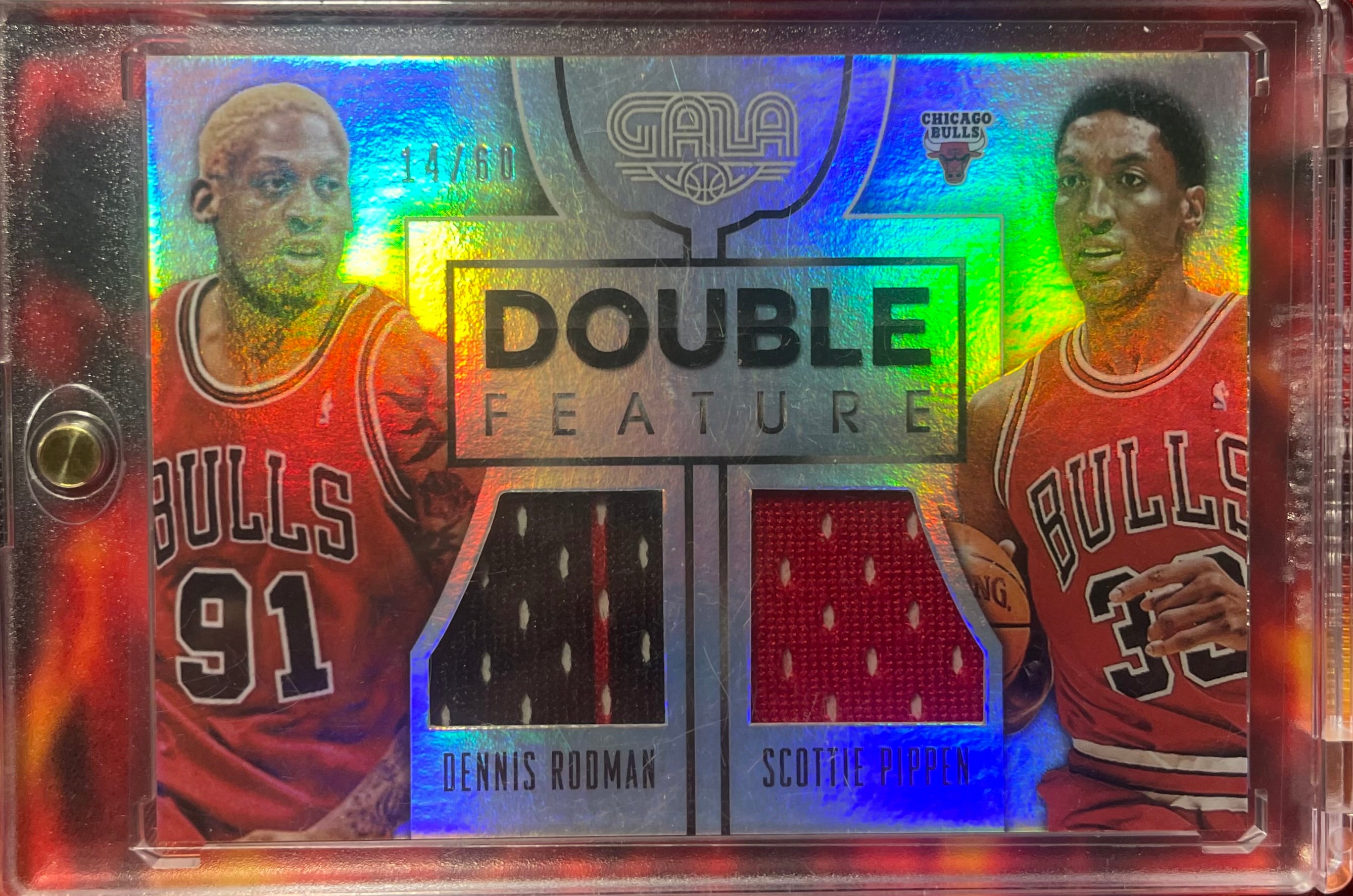 Dennis Rodman & Scottie Pippen Double Feature patch /60 Gala 2015-16