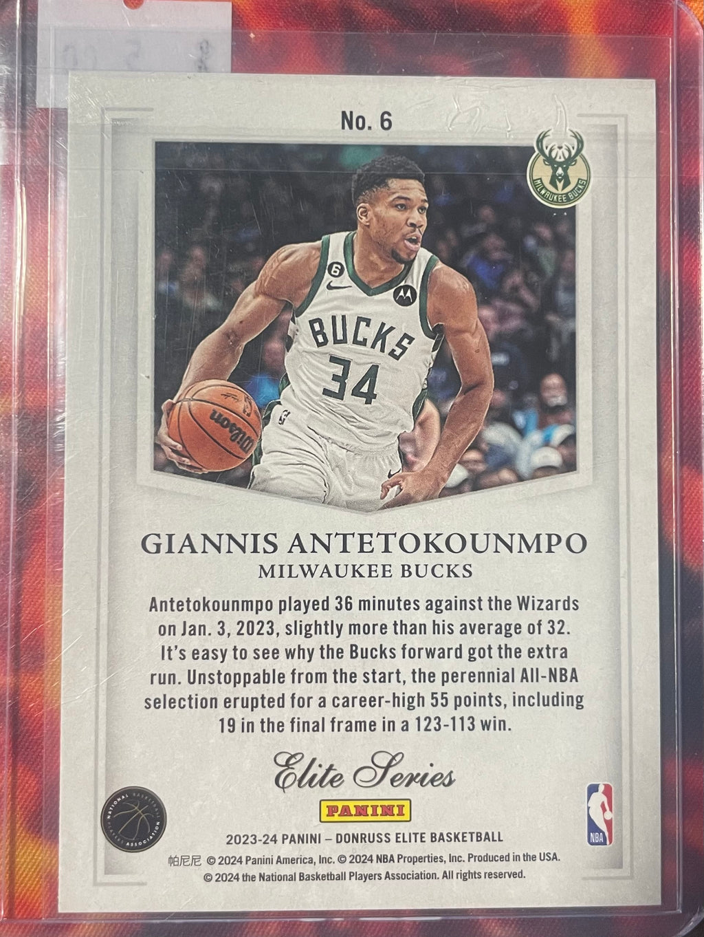 Giannis Antetokounmpo Elite 22-24 Elite Series