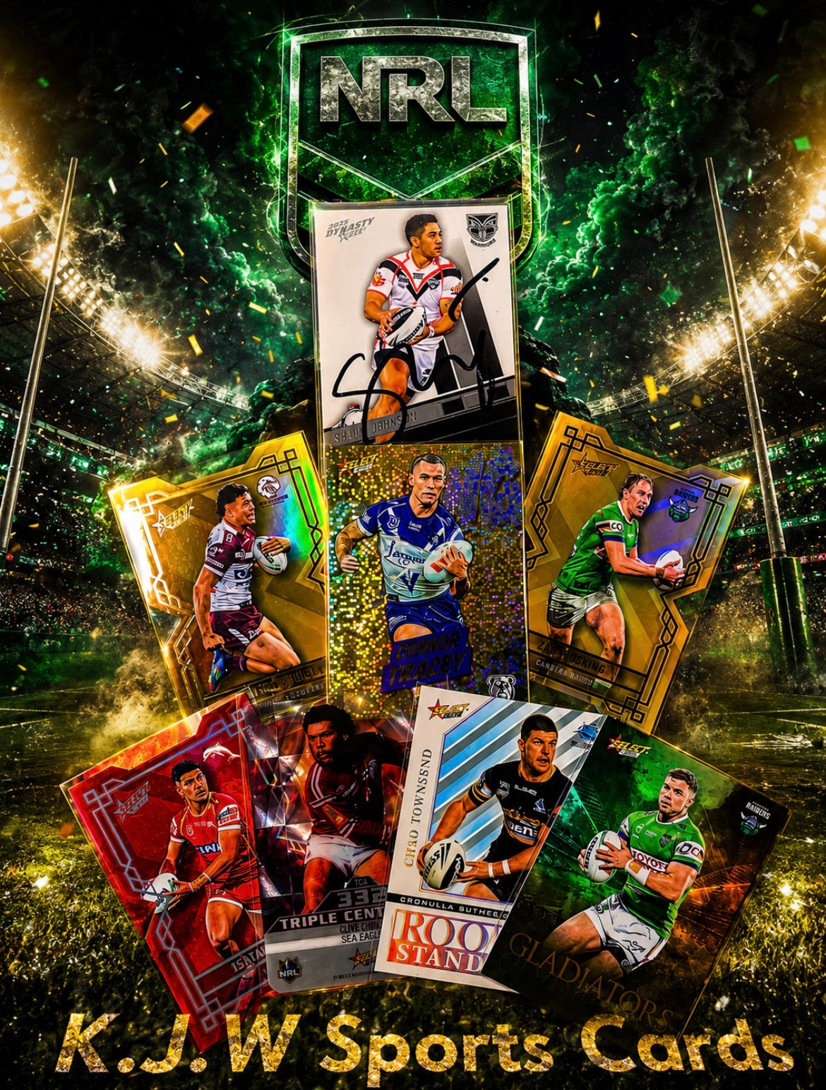 KJW SportsCards Mystery Packs NRL