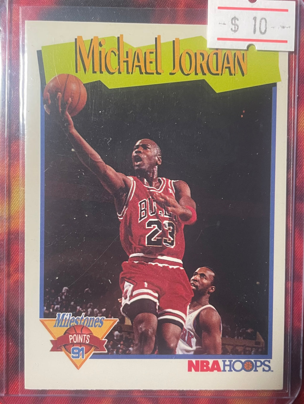 Michael Jordan NBA Hoops 90-91 Milestones Points