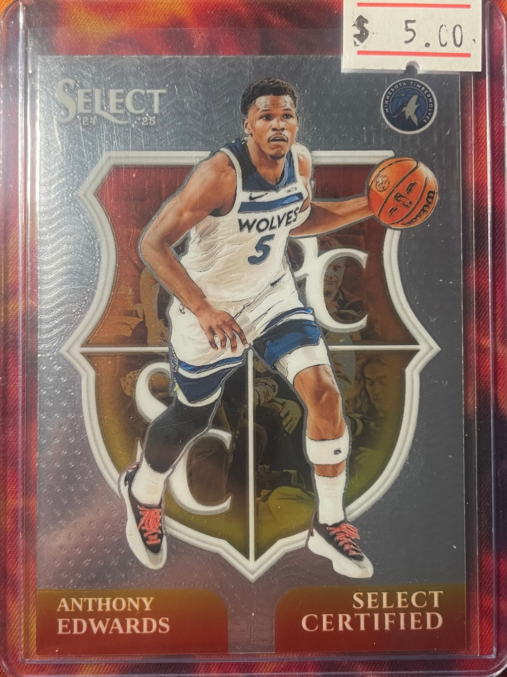 Anthony Edwards Select 24-25 Select Certified