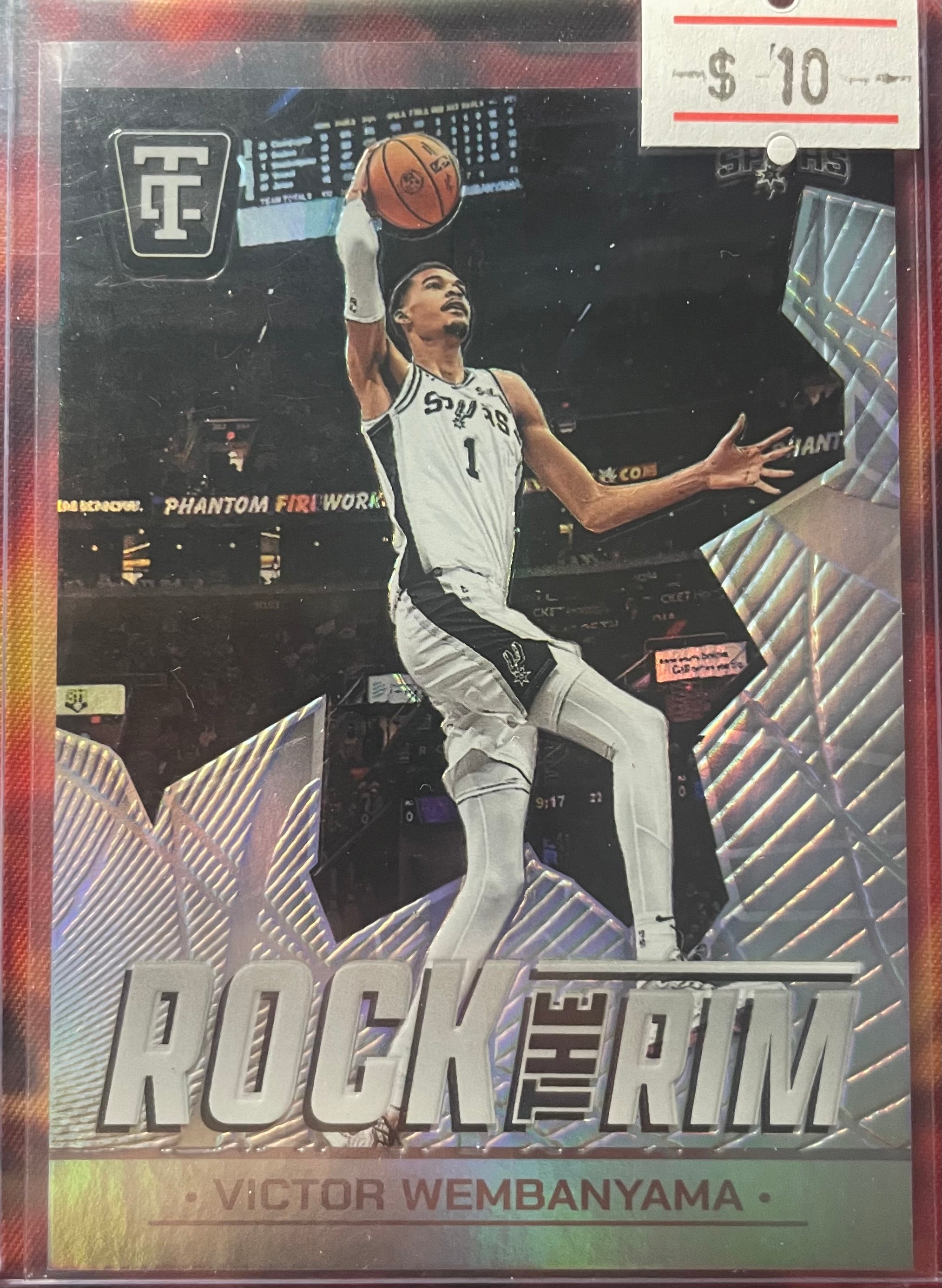 Victor Wembanyama Totally Certified 24-25 Rock The Rim Holo