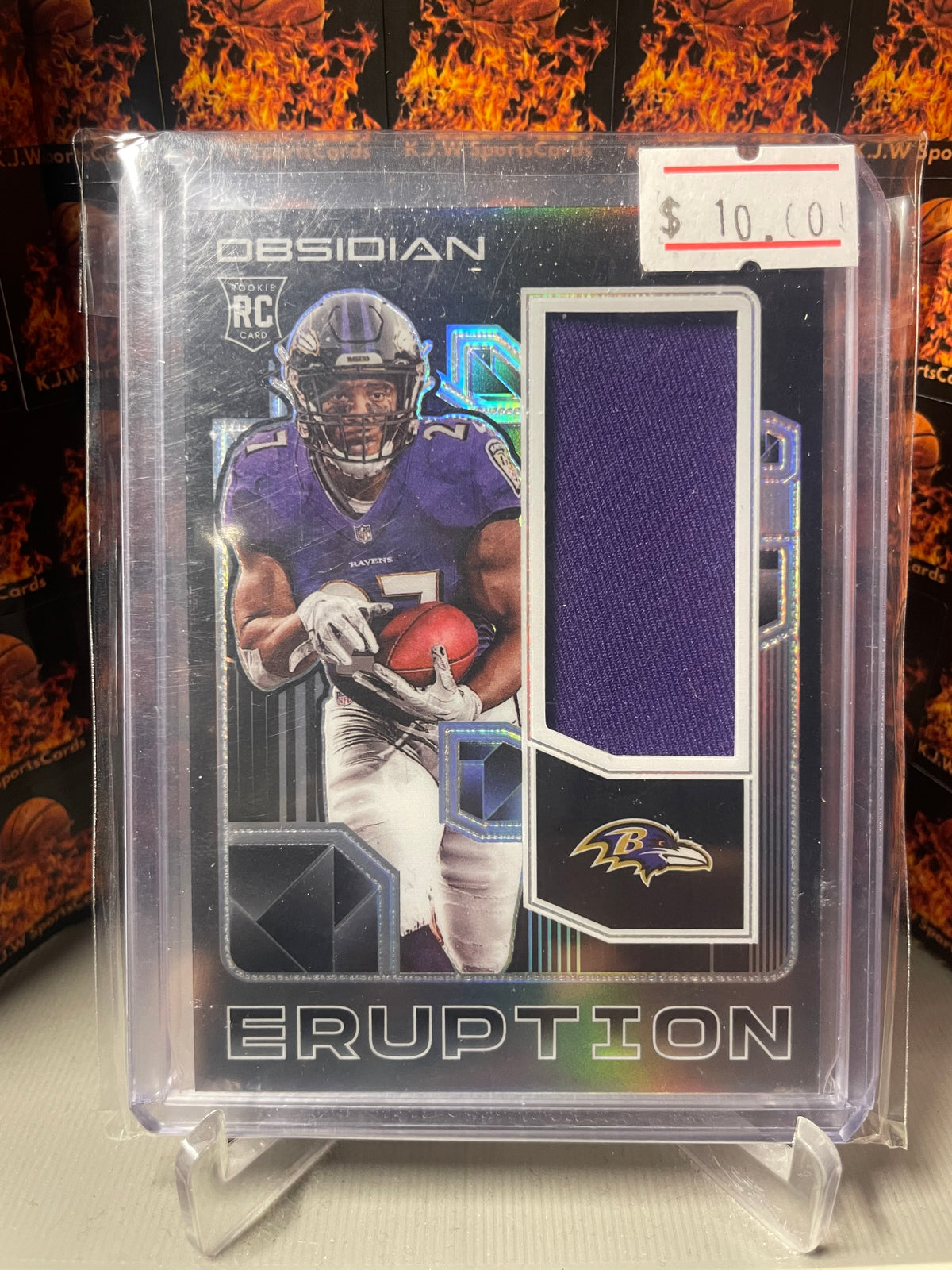 JK Dobbins Obsidian Eruption Patch /99