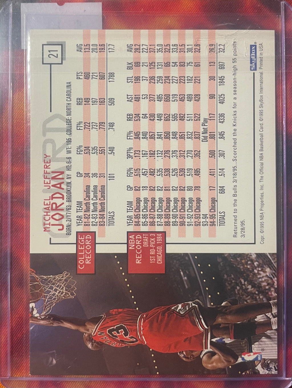 Michael Jordan NBA Hoops 94-95 MJ vs Shaq
