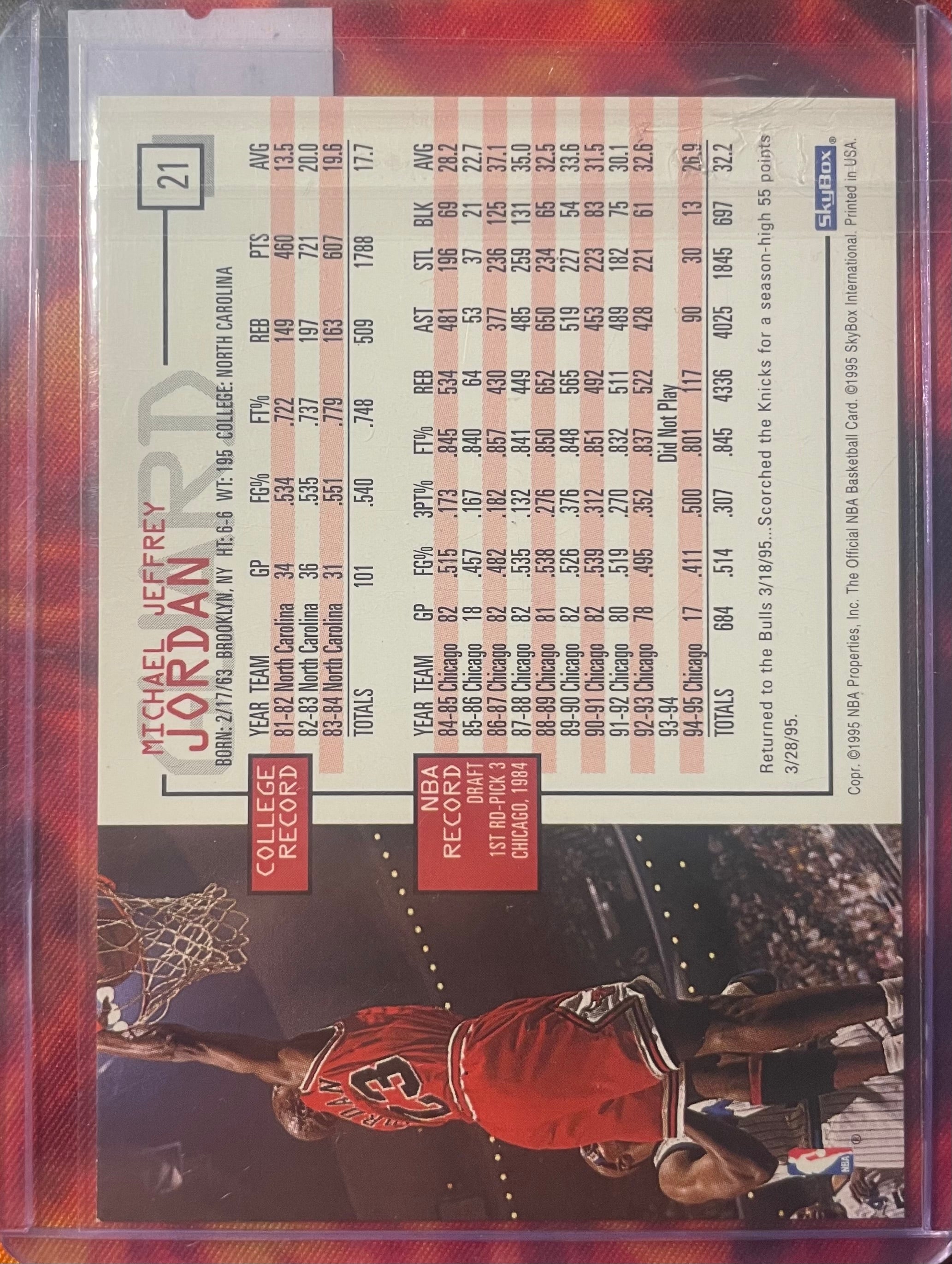 Michael Jordan NBA Hoops 94-95 MJ vs Shaq