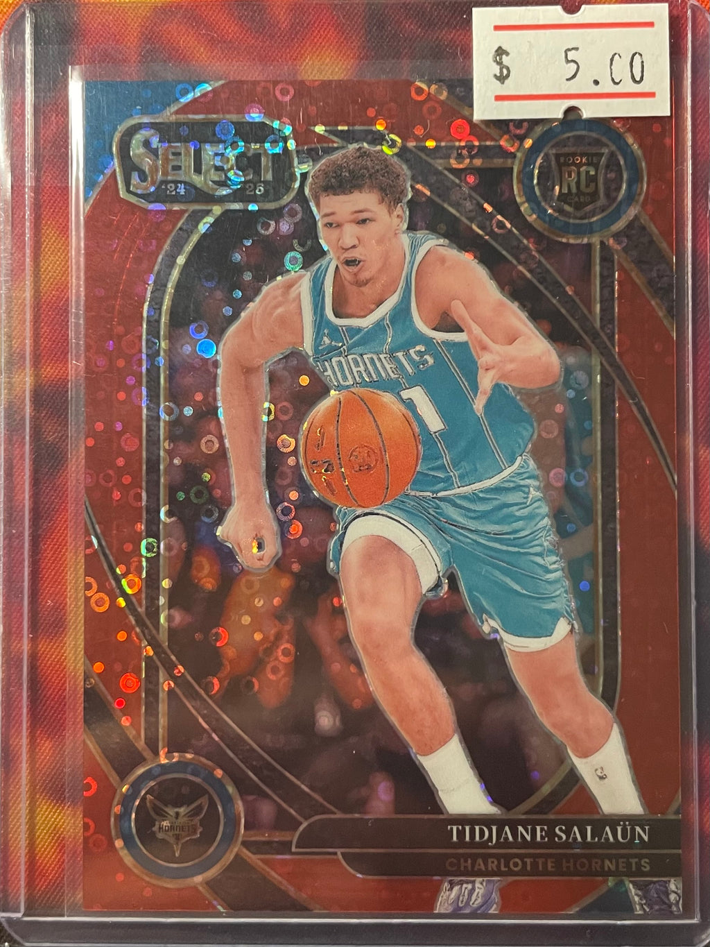 Tidjane Salaun Select 24-25 CourtSide Red Disco /49 RC