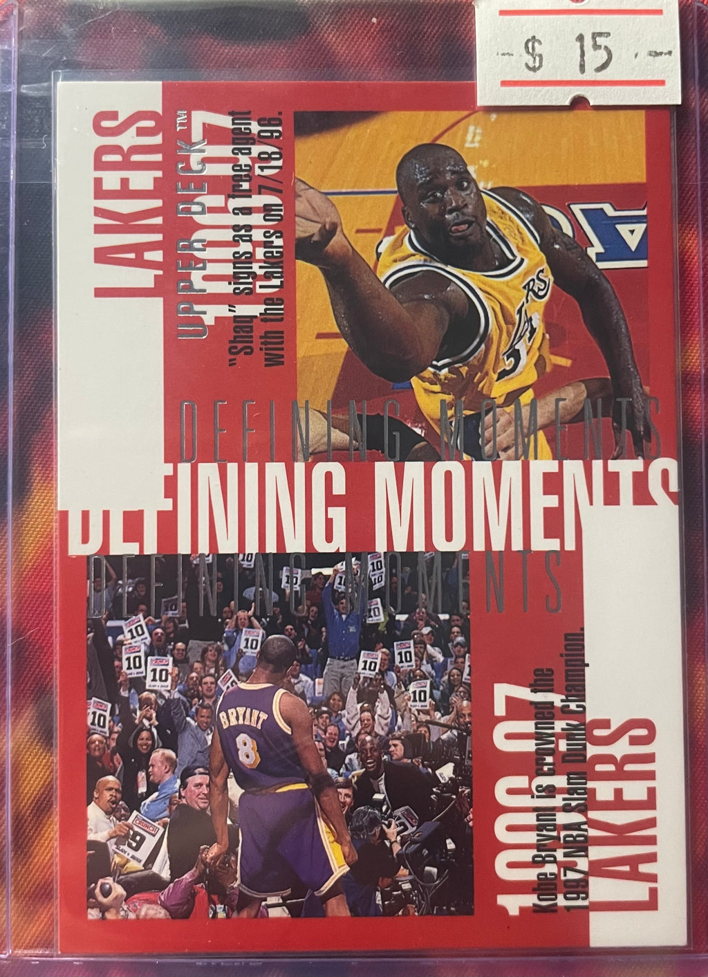 UpperDeck 97-98 Lakers Defining Moments
