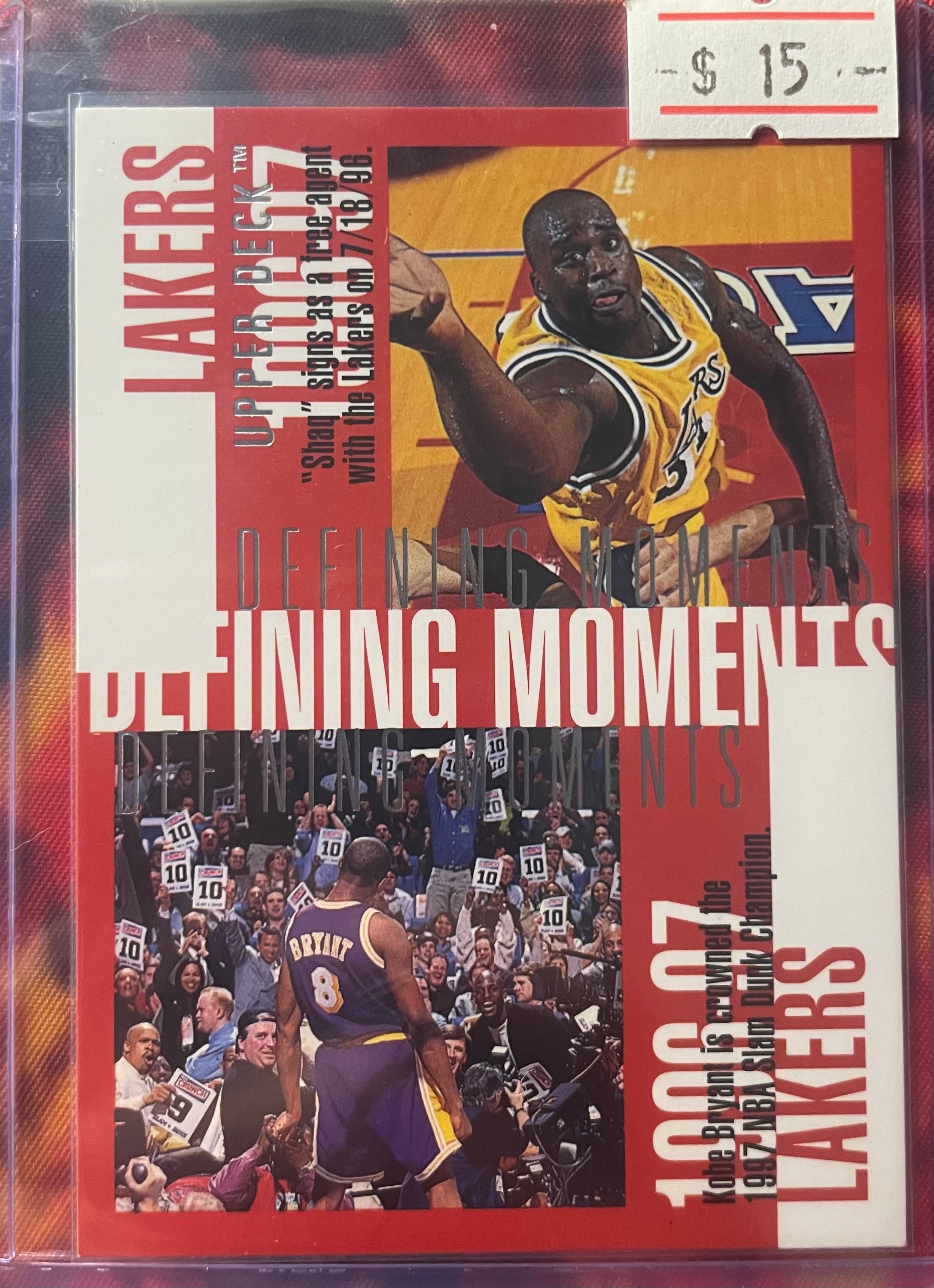 UpperDeck 97-98 Lakers Defining Moments