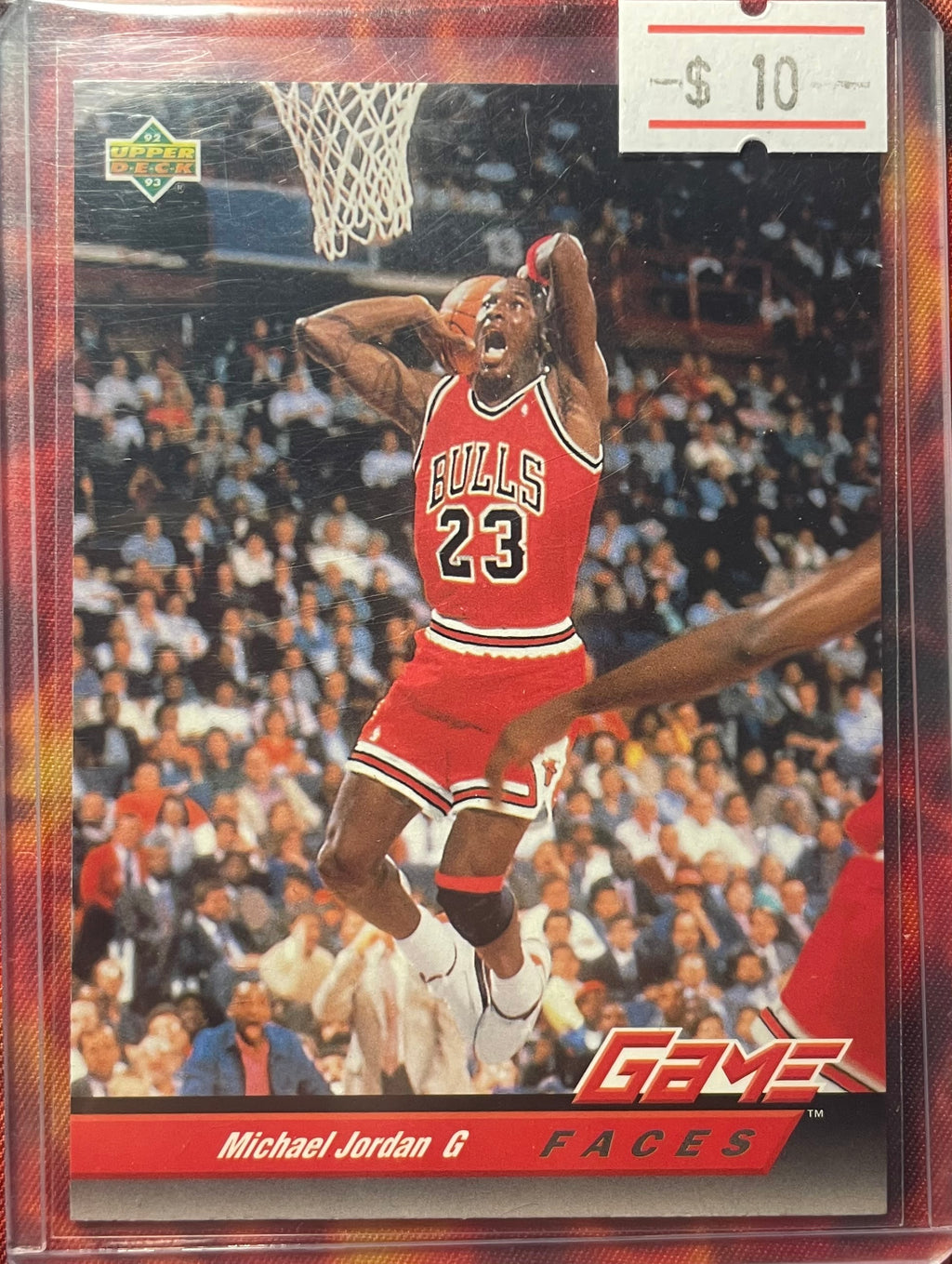 Michael Jordan UpperDeck 92-93 Game Faces
