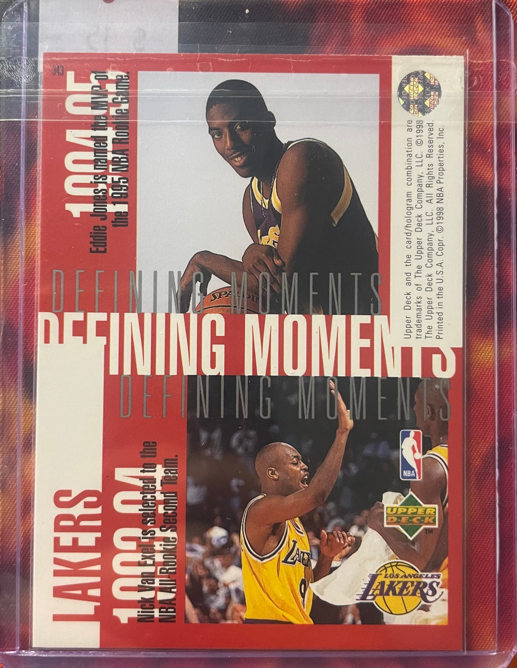 UpperDeck 97-98 Lakers Defining Moments