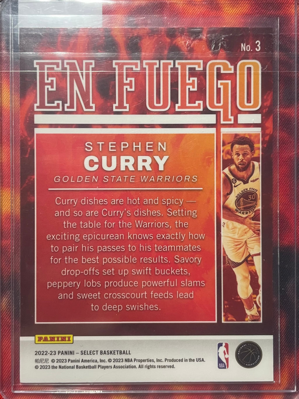 Stephen Curry Select 22-23 En Fuego