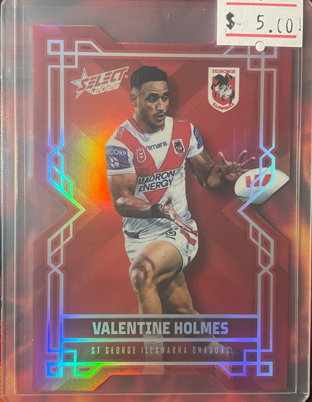 Valentine Holmes Select NRL 2026 DieCut
