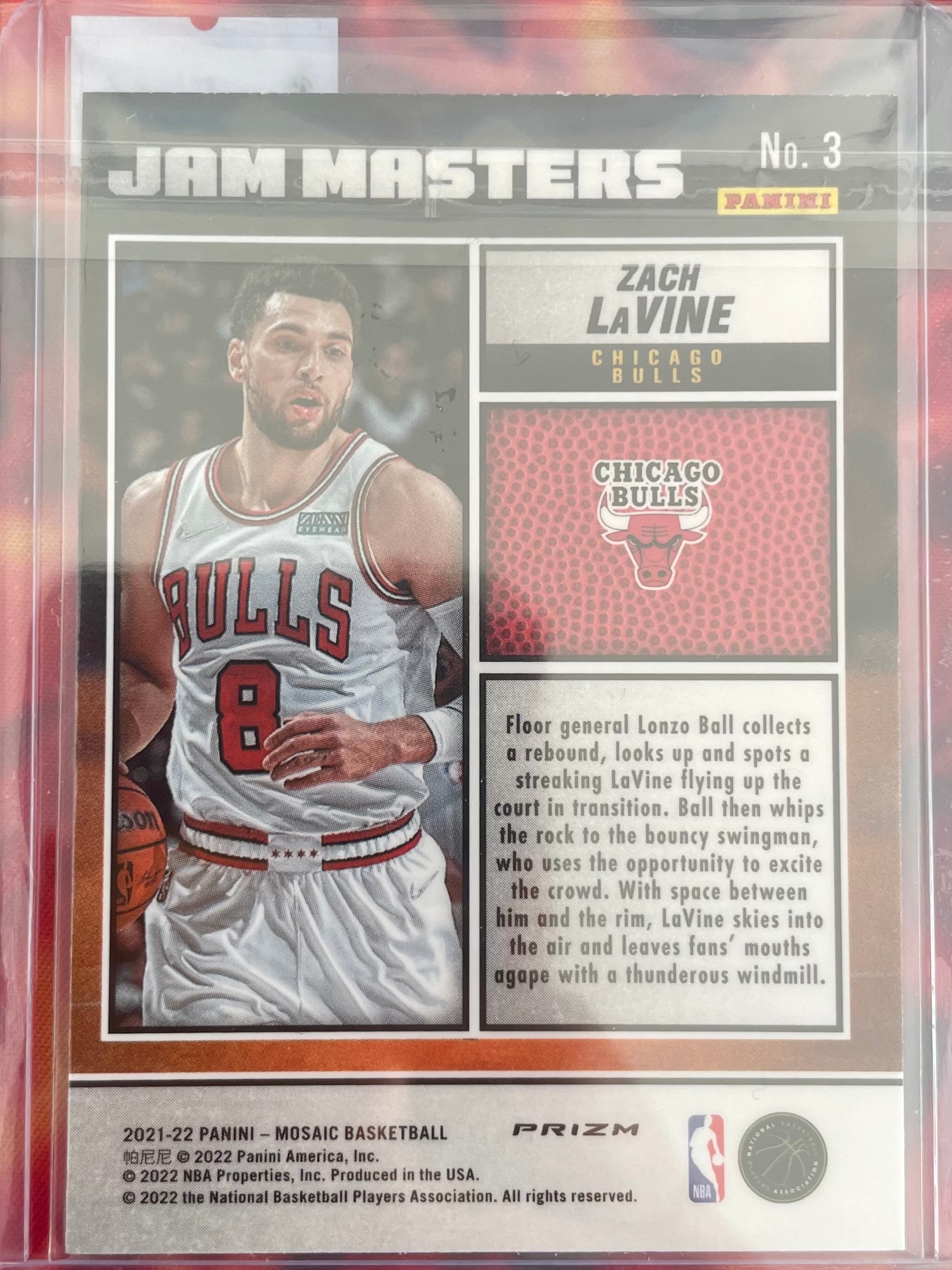Zach Lavine Mosaic 21-22 Jam Masters Green Mosaic
