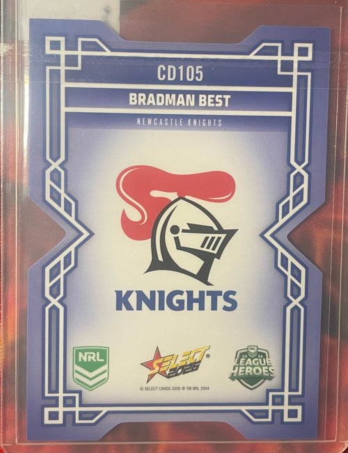 Bradman Best Select NRL 2026 DieCut