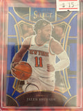 Jalen Brunson Select 23-24 Mezzanine Level Blue Shock /99