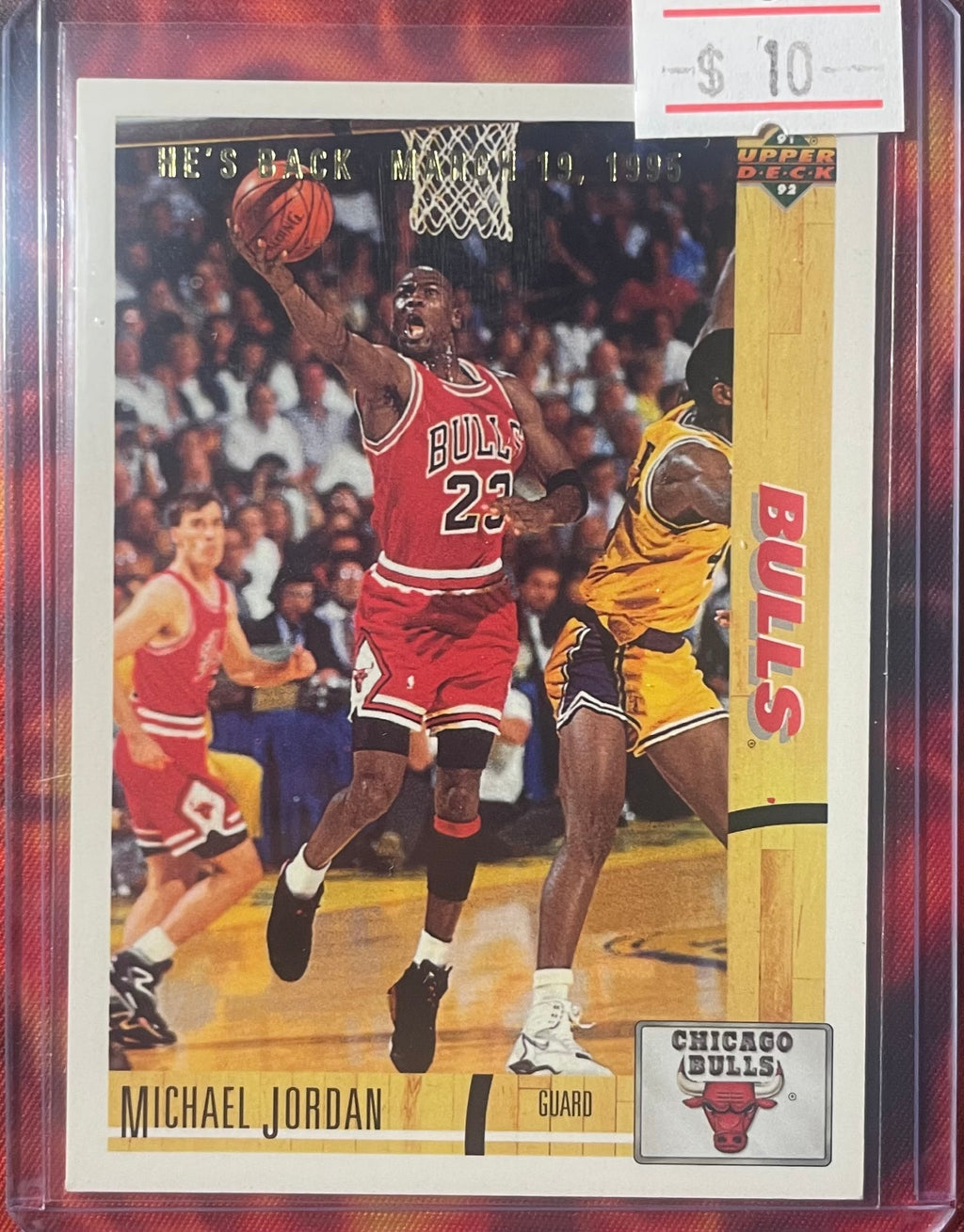 Michael Jordan UpperDeck He’s Back March 19th 1995