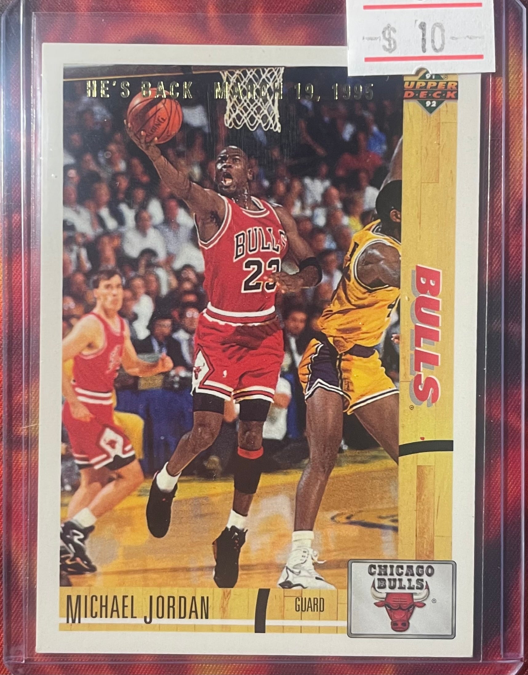 Michael Jordan UpperDeck He’s Back March 19th 1995