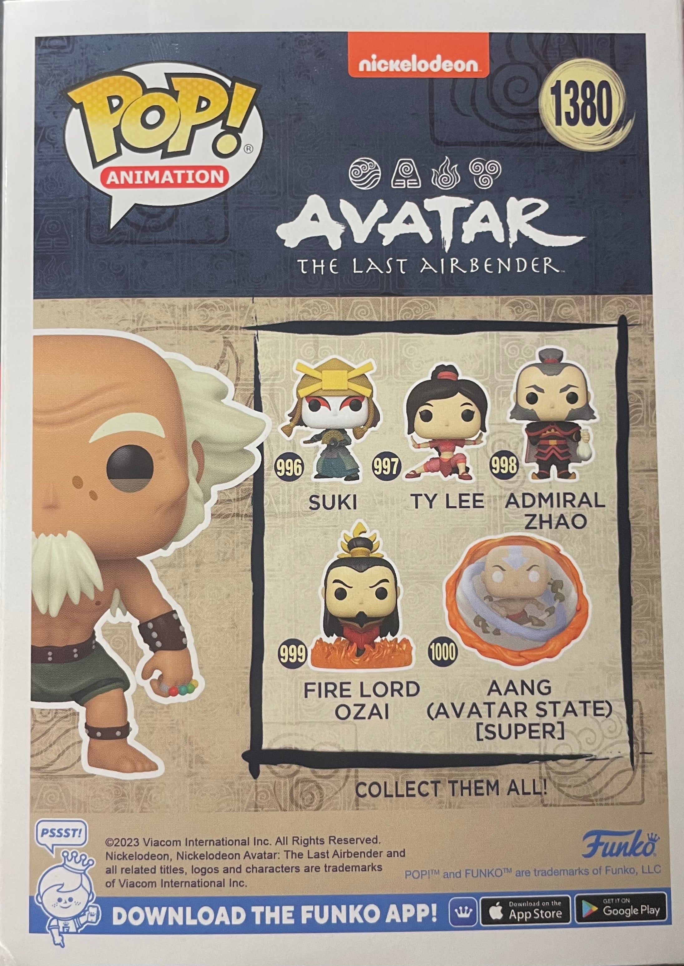 King Bumi #1380 Funko Pop! Avatar The Last Airbender Funko Special Edition Excl