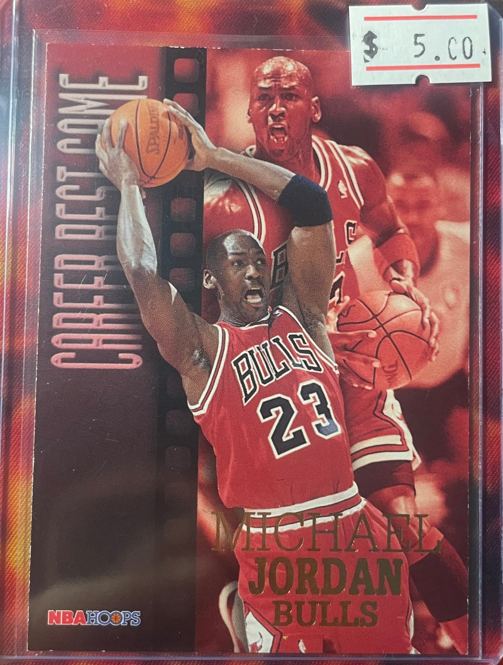 Michael Jordan NBA Hoops 96-97 Career Best Game