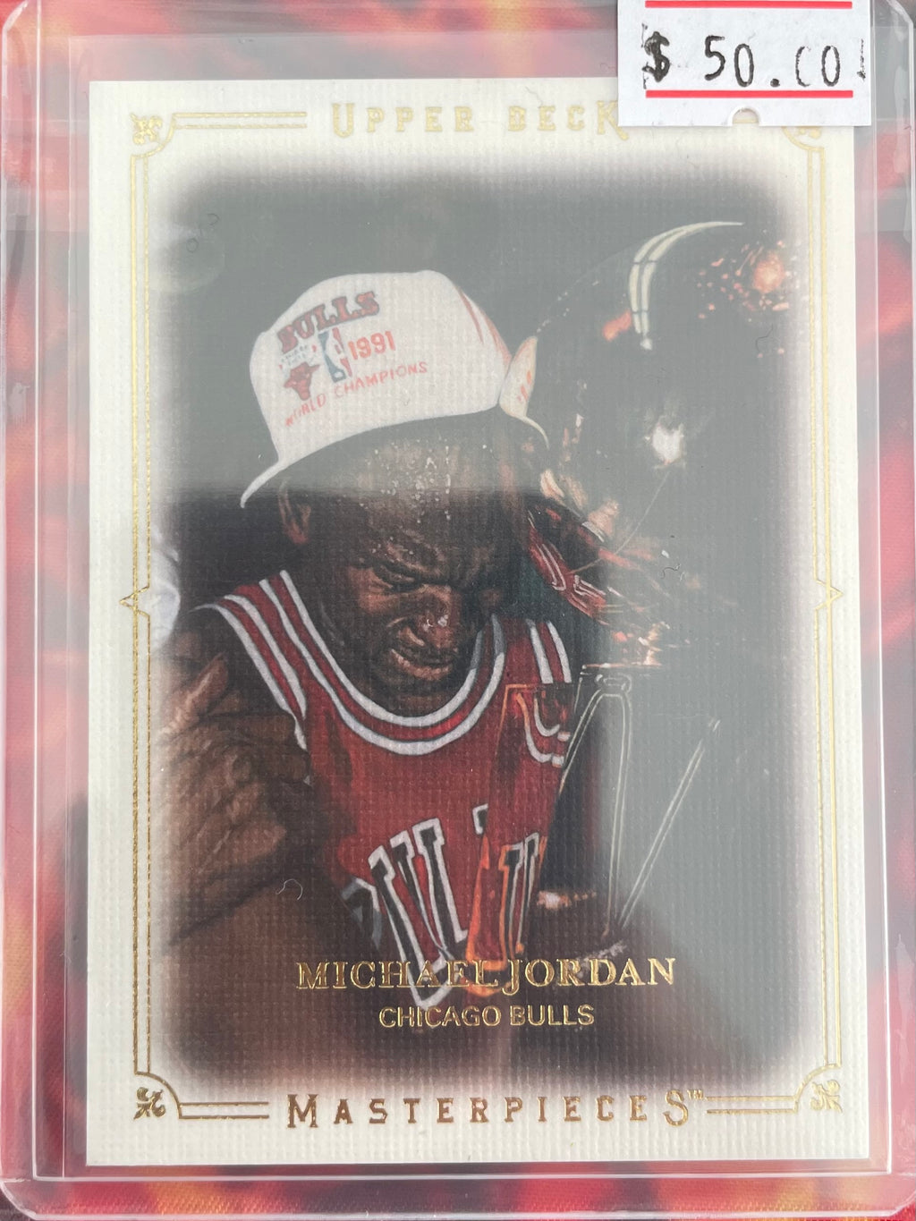 Michael Jordan UpperDeck 09-10 Masterpieces MA-JO