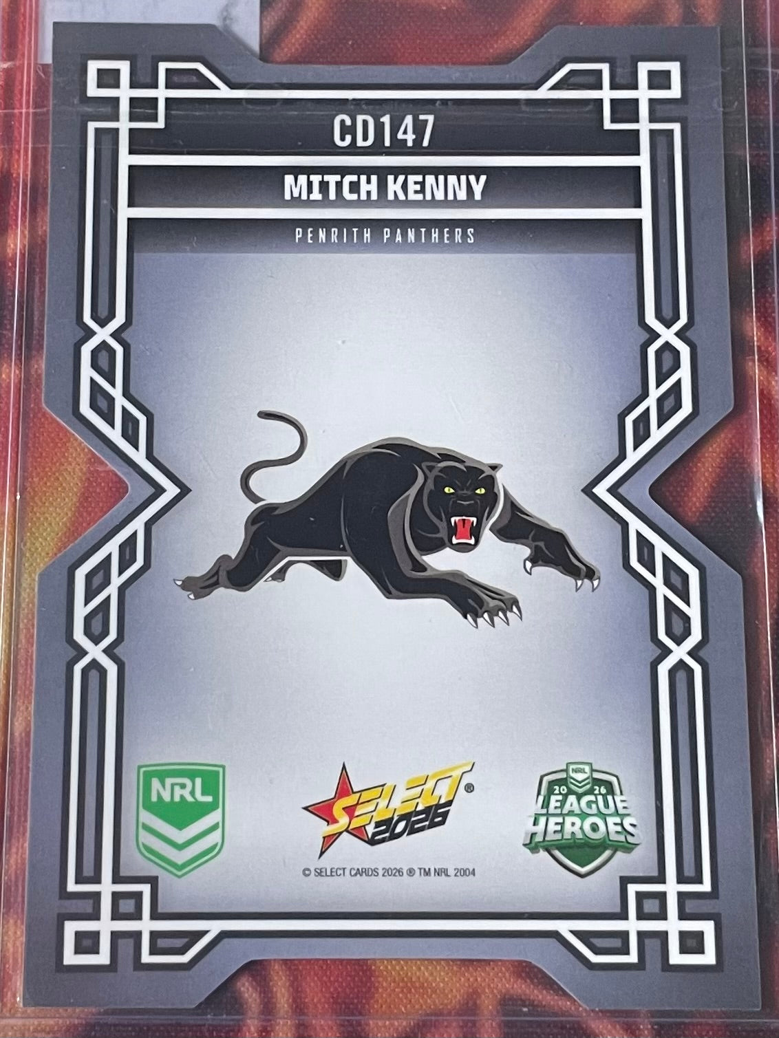 Mitch Kenny Select NRL 2026 DieCut