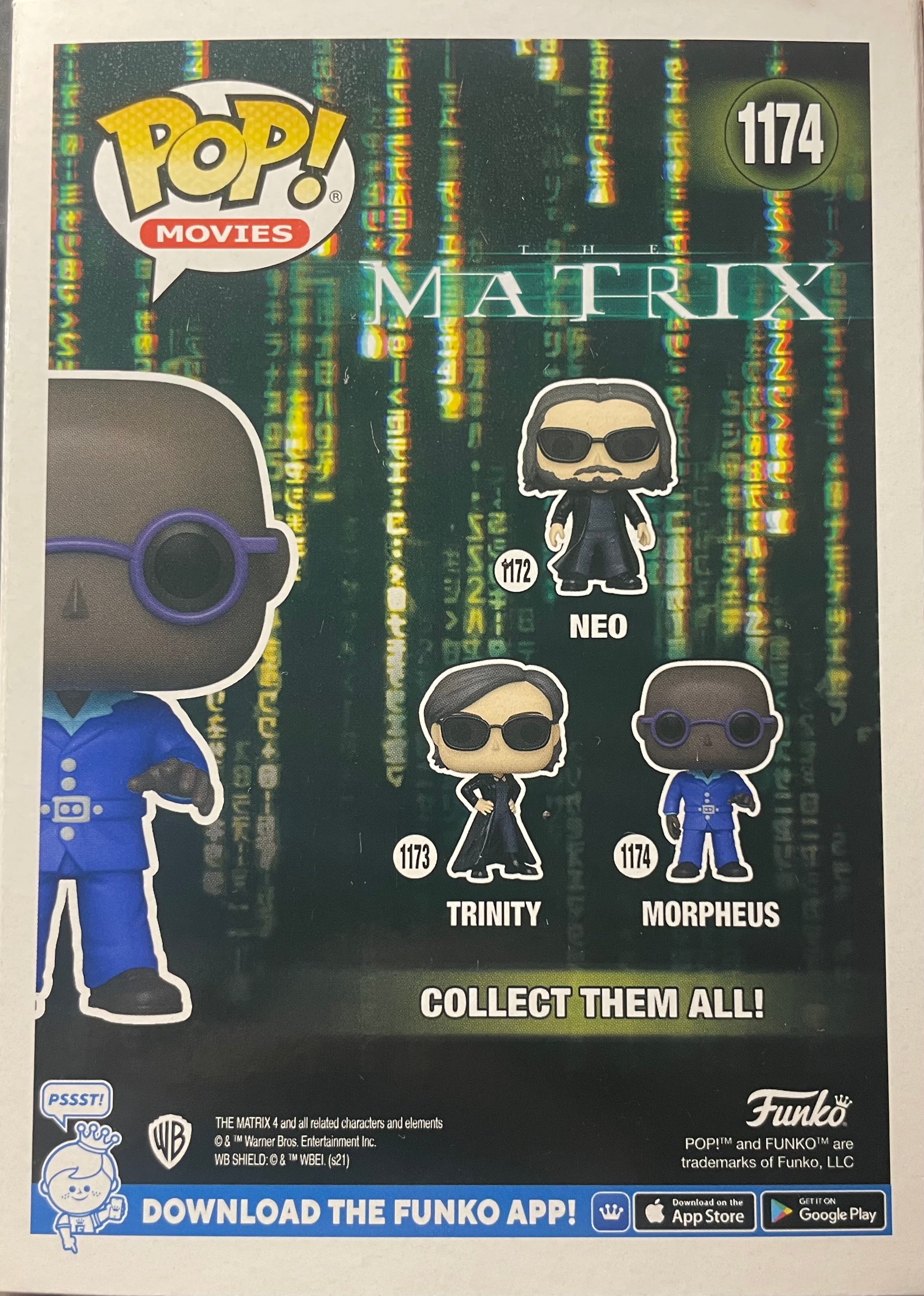 Funko Pop! The Matrix Morpheus #1174 Vinyl Figure